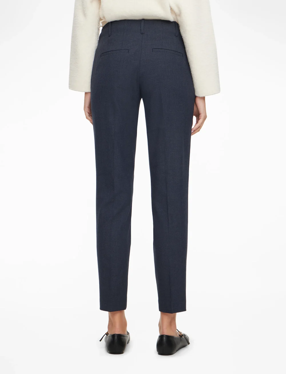 FIVEUNITS - JuliaFV - slim fit bukser - blue grey melange - 4