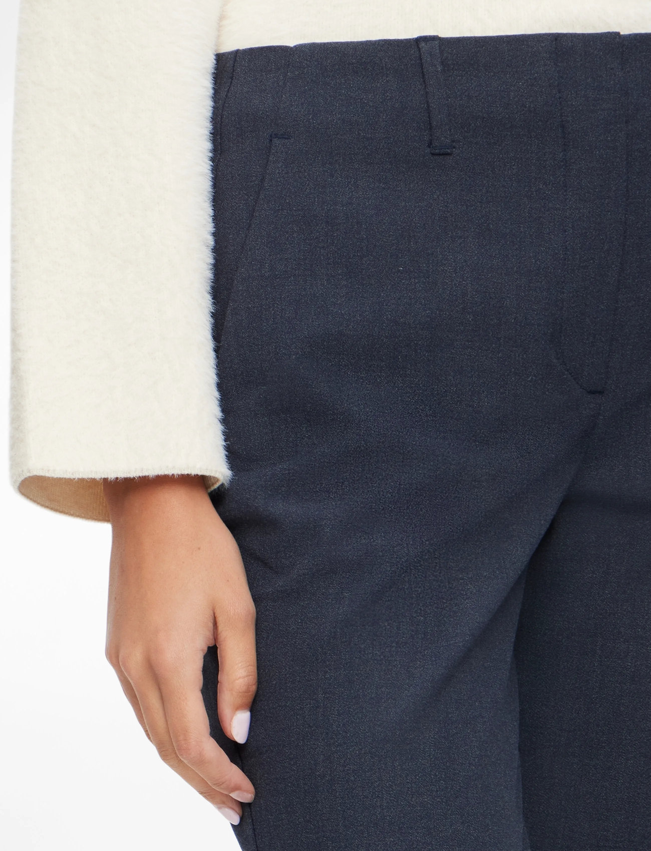 FIVEUNITS - JuliaFV - slim fit byxor - blue grey melange - 4