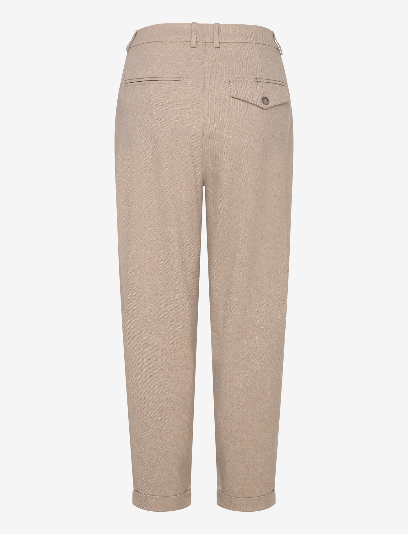 FIVEUNITS - MalouFV - straight leg hosen - dark sand melange - 1