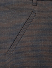 FIVEUNITS - AngelieFV Pure - slim fit spodnie - navy brown grid - 2