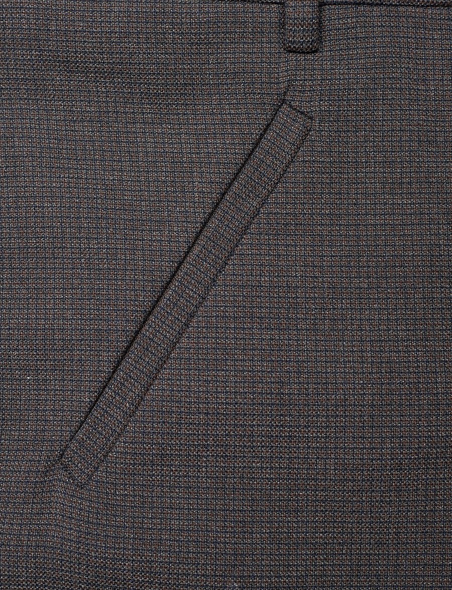 FIVEUNITS - AngelieFV Pure - kitsalõikelised püksid - navy brown grid - 2