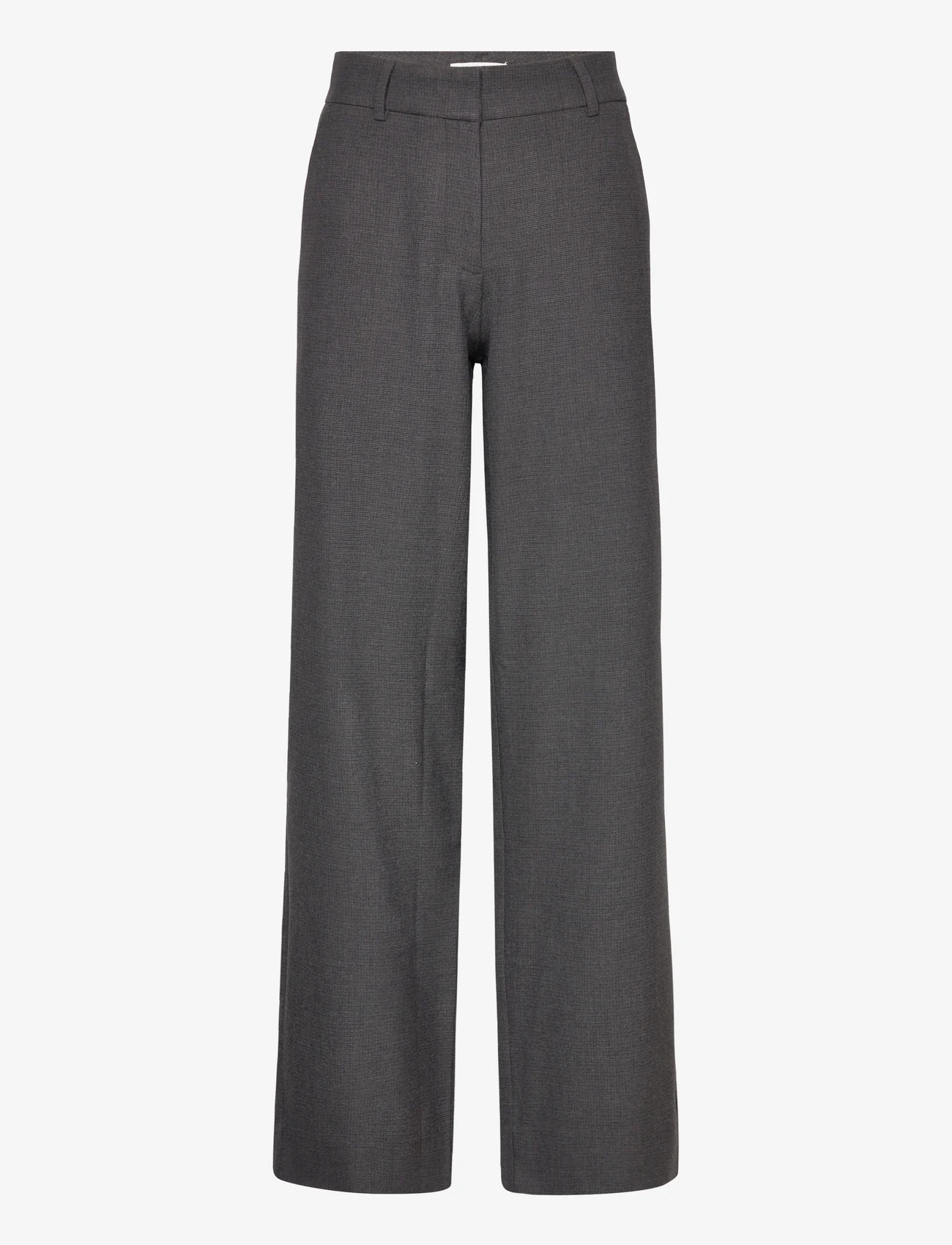 FIVEUNITS - Dena - straight leg trousers - navy brown grid - 0