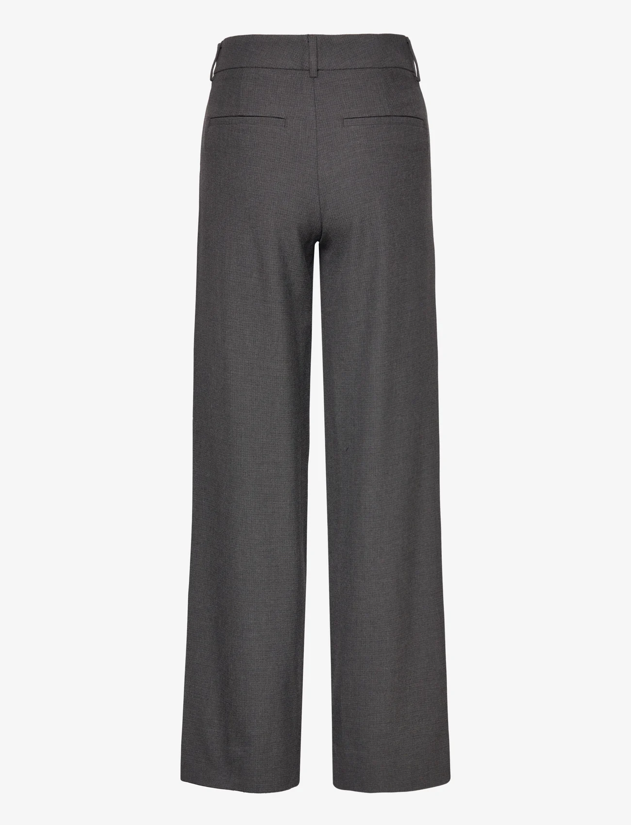 FIVEUNITS - Dena - straight leg trousers - navy brown grid - 1