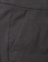 FIVEUNITS - Clara - dalykinio stiliaus kelnės - navy brown grid - 2