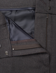 FIVEUNITS - Clara - tailored trousers - navy brown grid - 3