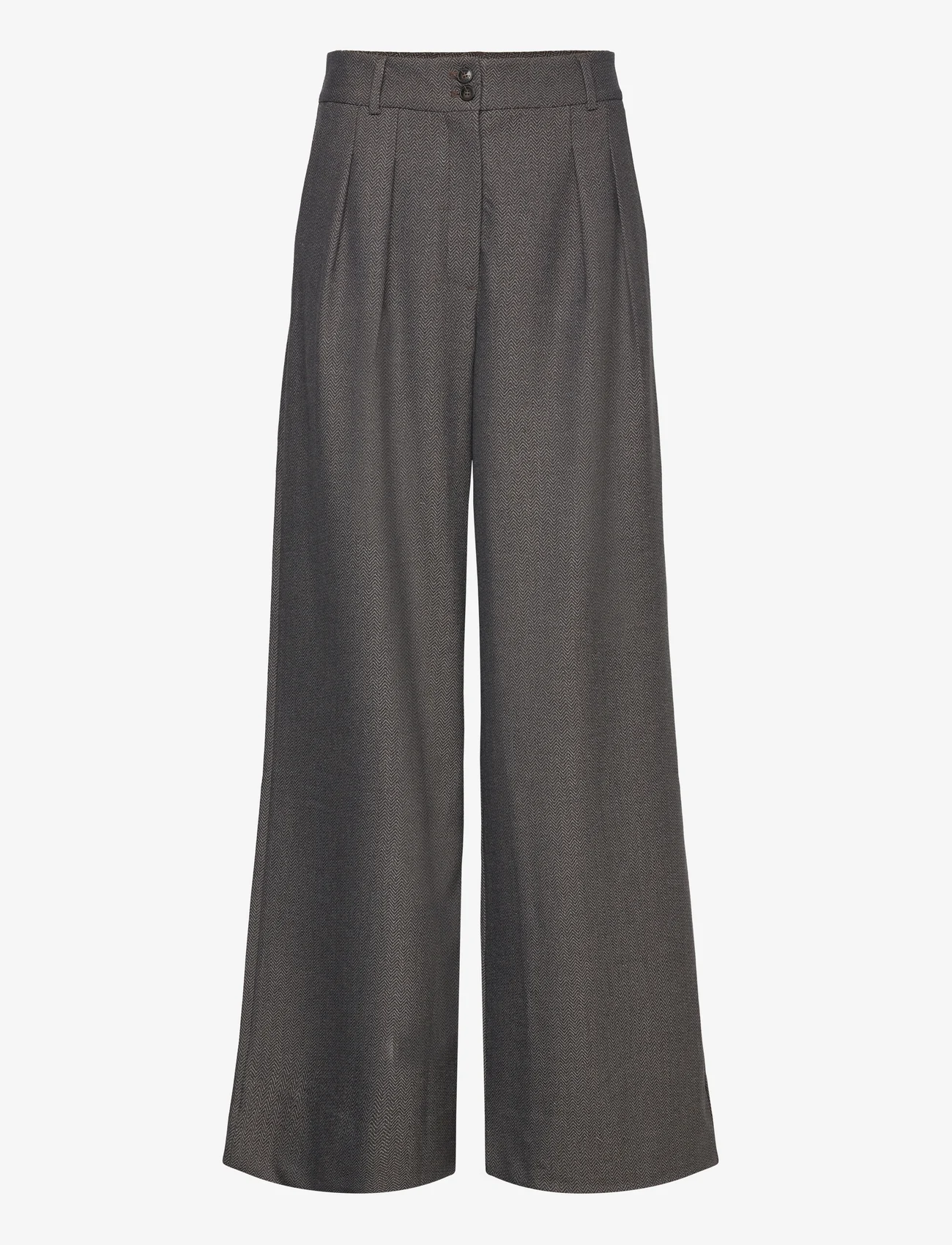 FIVEUNITS - Karen - tailored trousers - sepia herringbone - 0