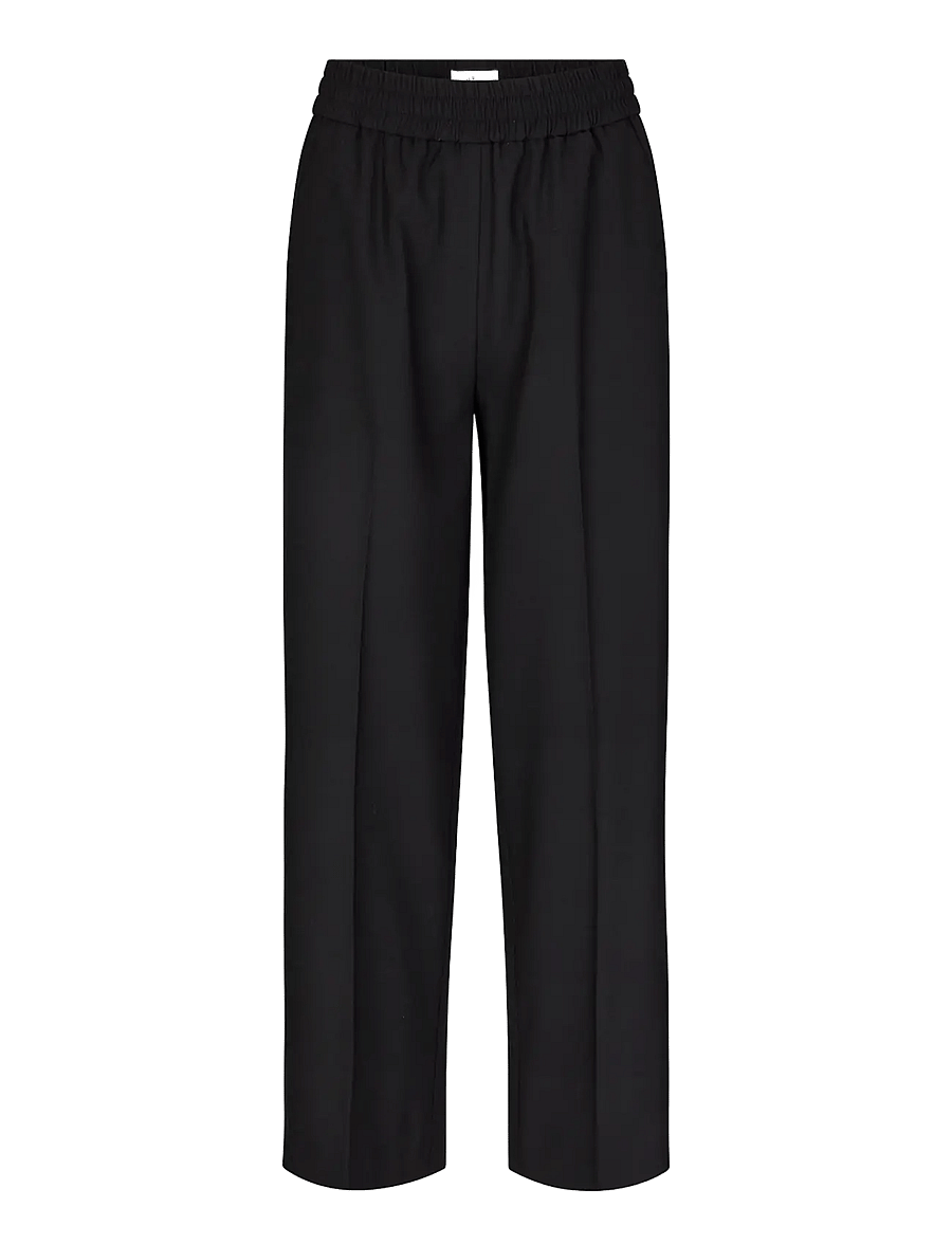 FIVEUNITS - LouiseFV Ankle - buxur með beinum skálmum - black - 1