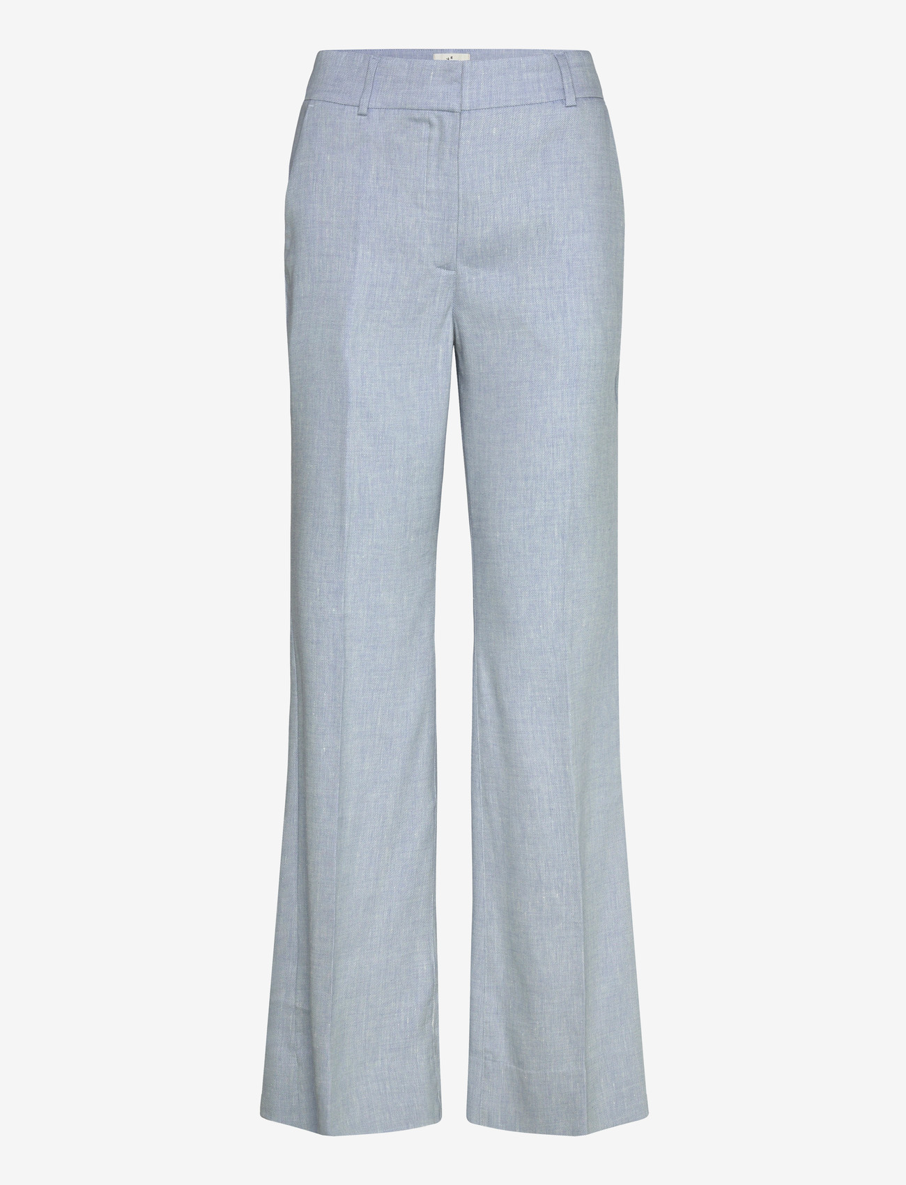 FIVEUNITS - OliviaFV - hørbukser - sky blue linen - 0