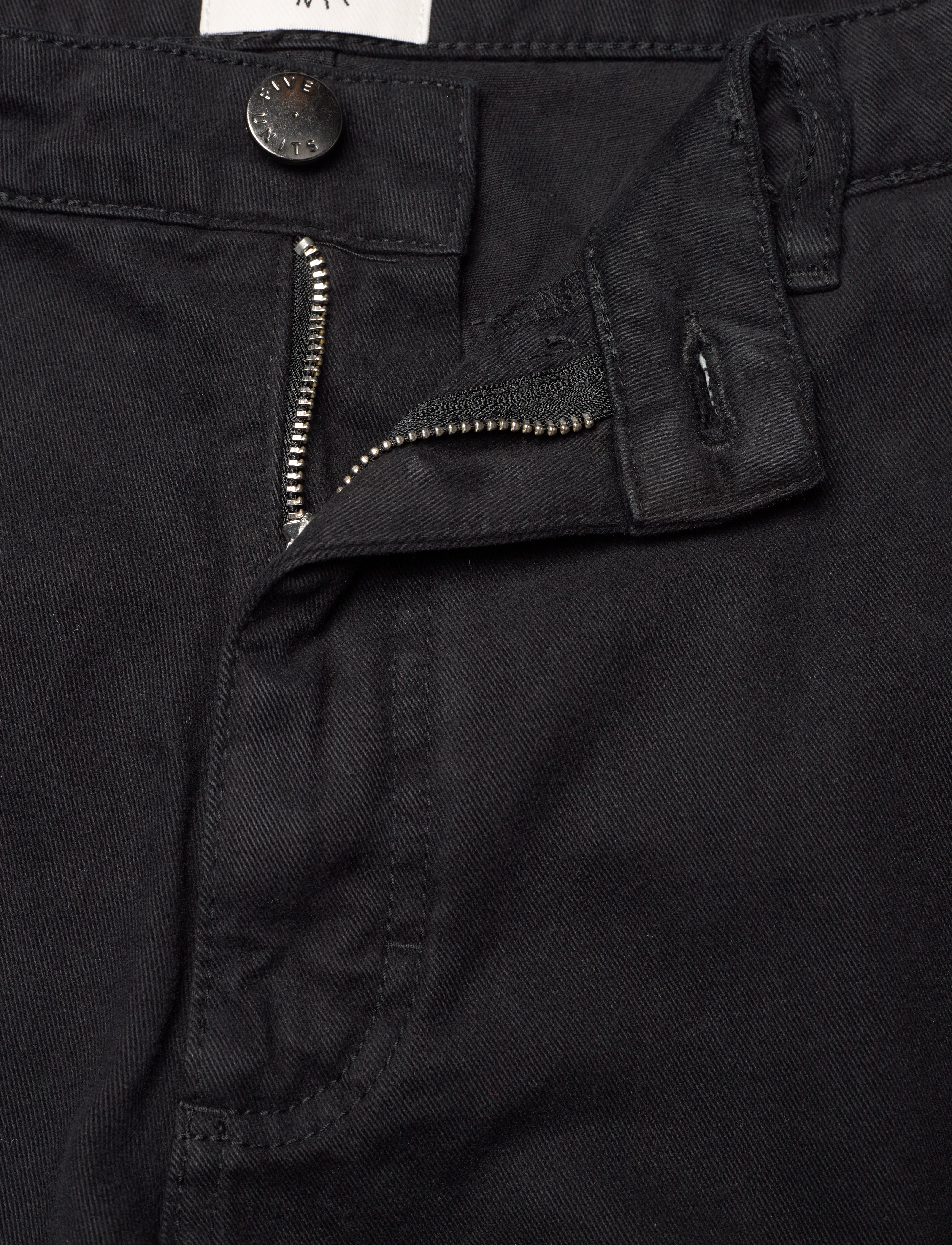 FIVEUNITS - AbbyFV Work - bikses ar platām starām - black - 3