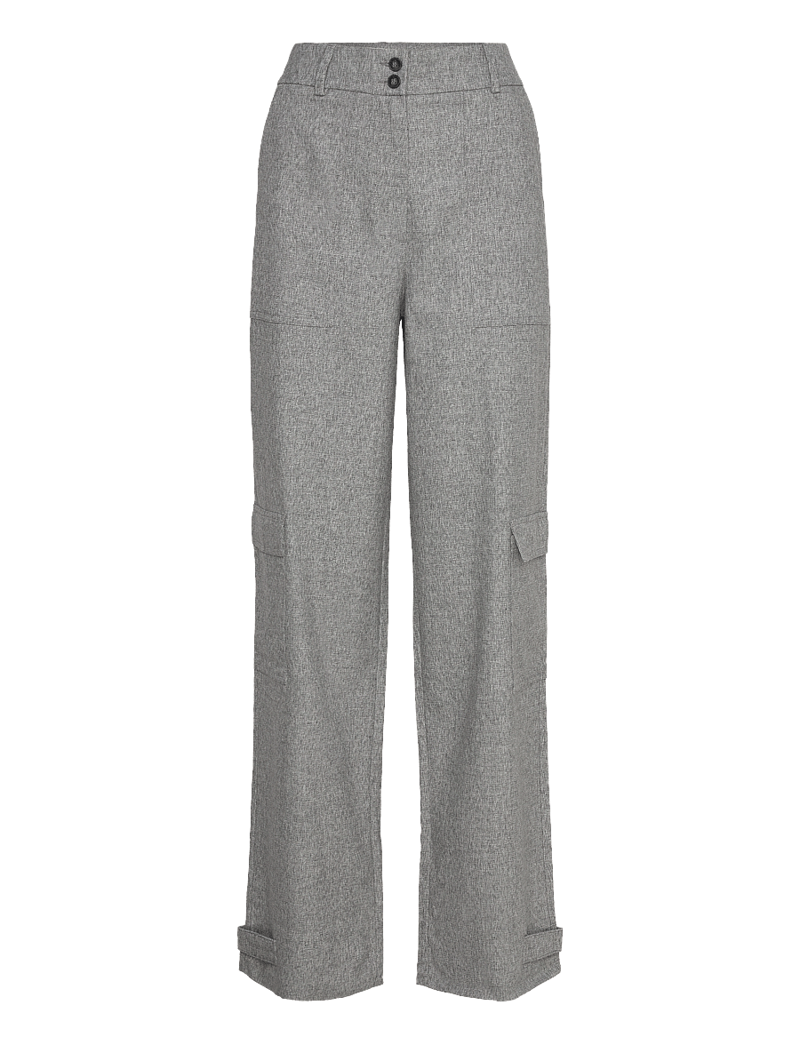 FIVEUNITS - SophiaFV Cargo Strap - spodnie cargo - pepper melange - 0