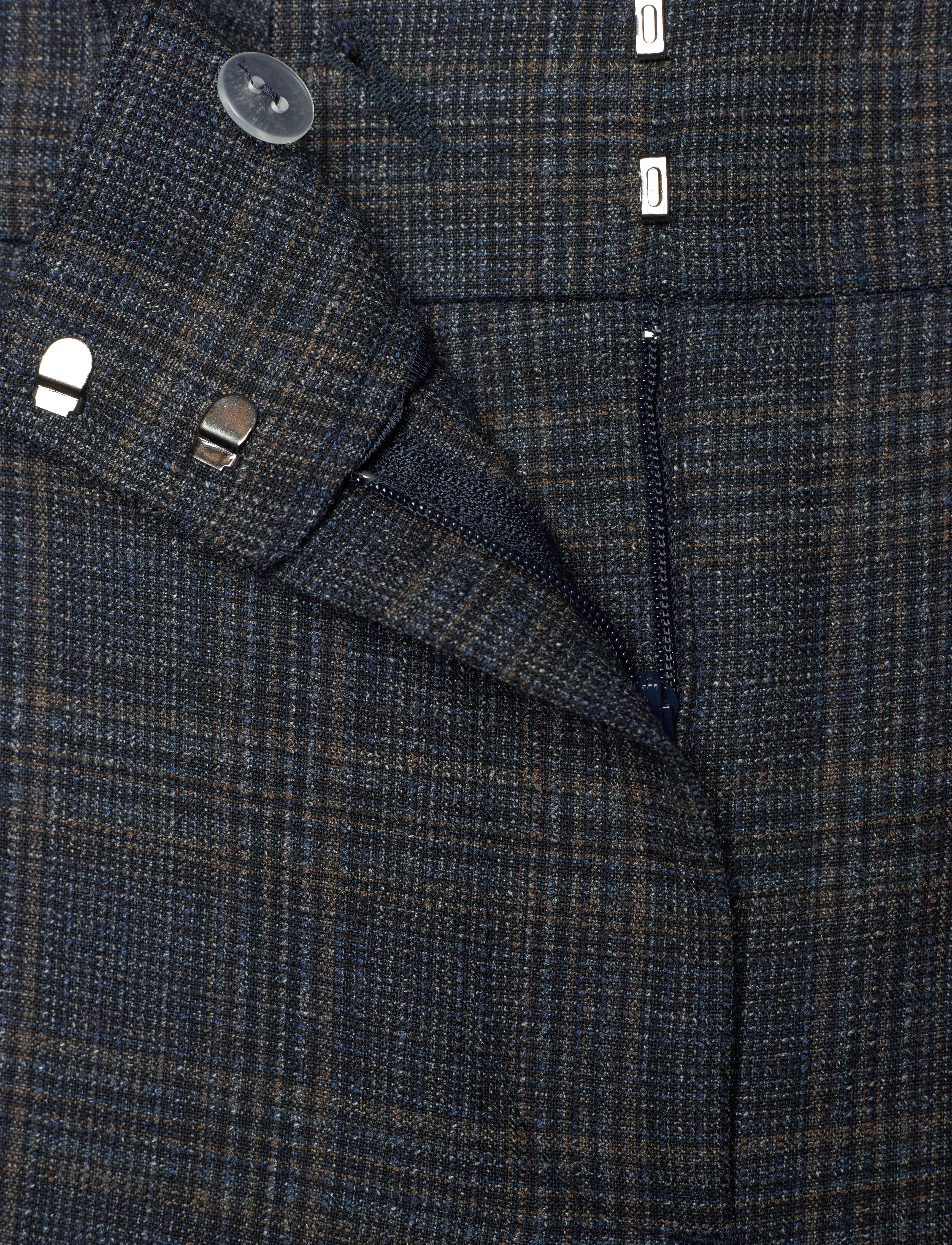 FIVEUNITS - KaisaFV Ankle - straight leg trousers - nocturnal check - 3
