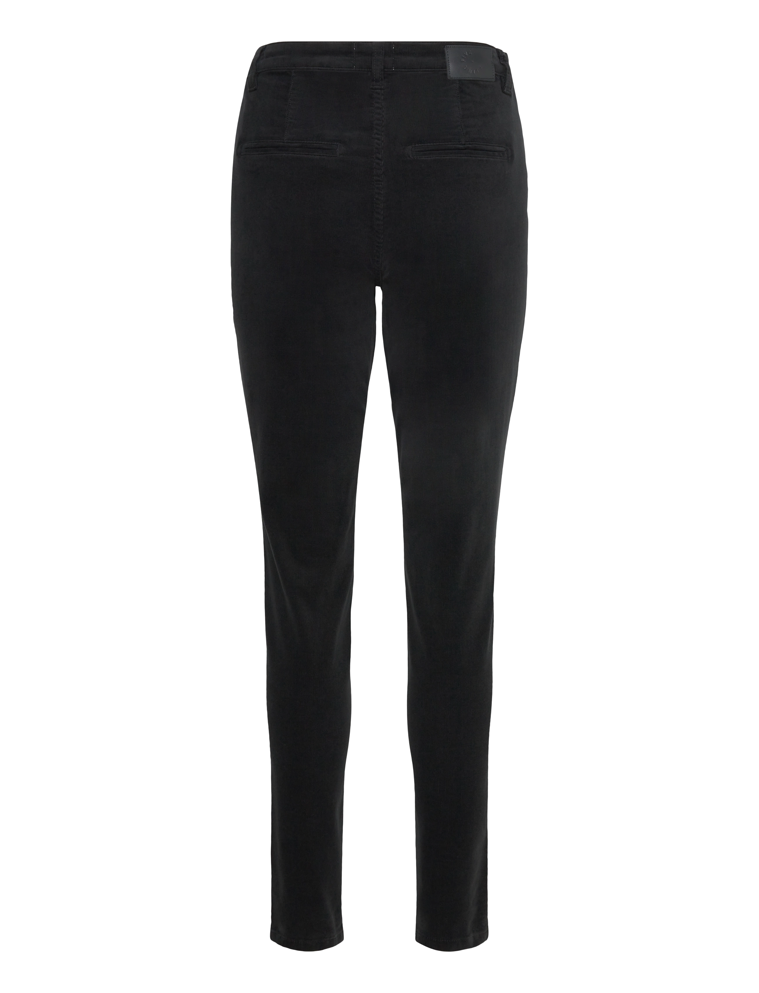 FIVEUNITS - JolieFV Pure - slim fit spodnie - black fine corduroy - 1
