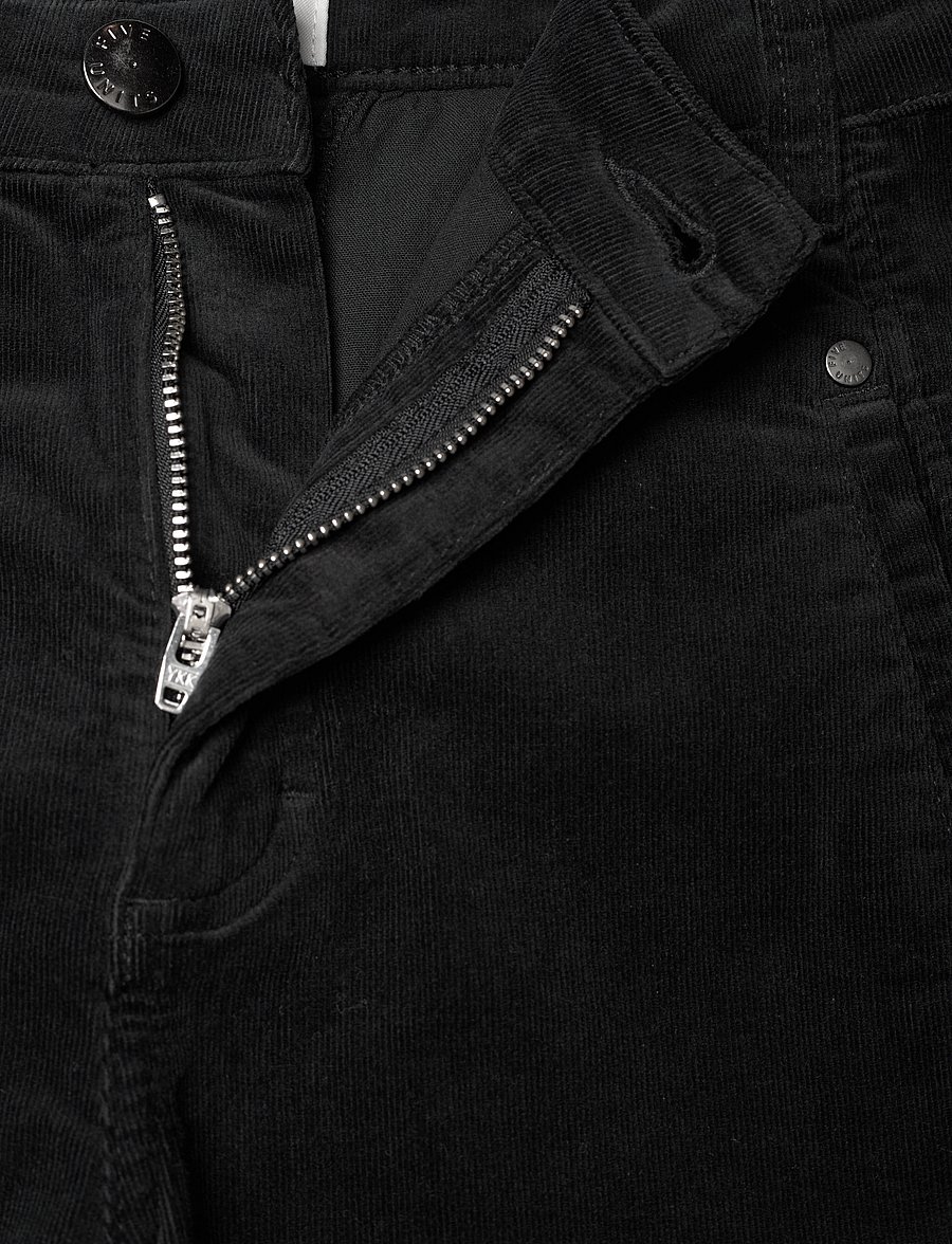 FIVEUNITS - JolieFV Pure 618 - slim fit bukser - black fine corduroy - 3