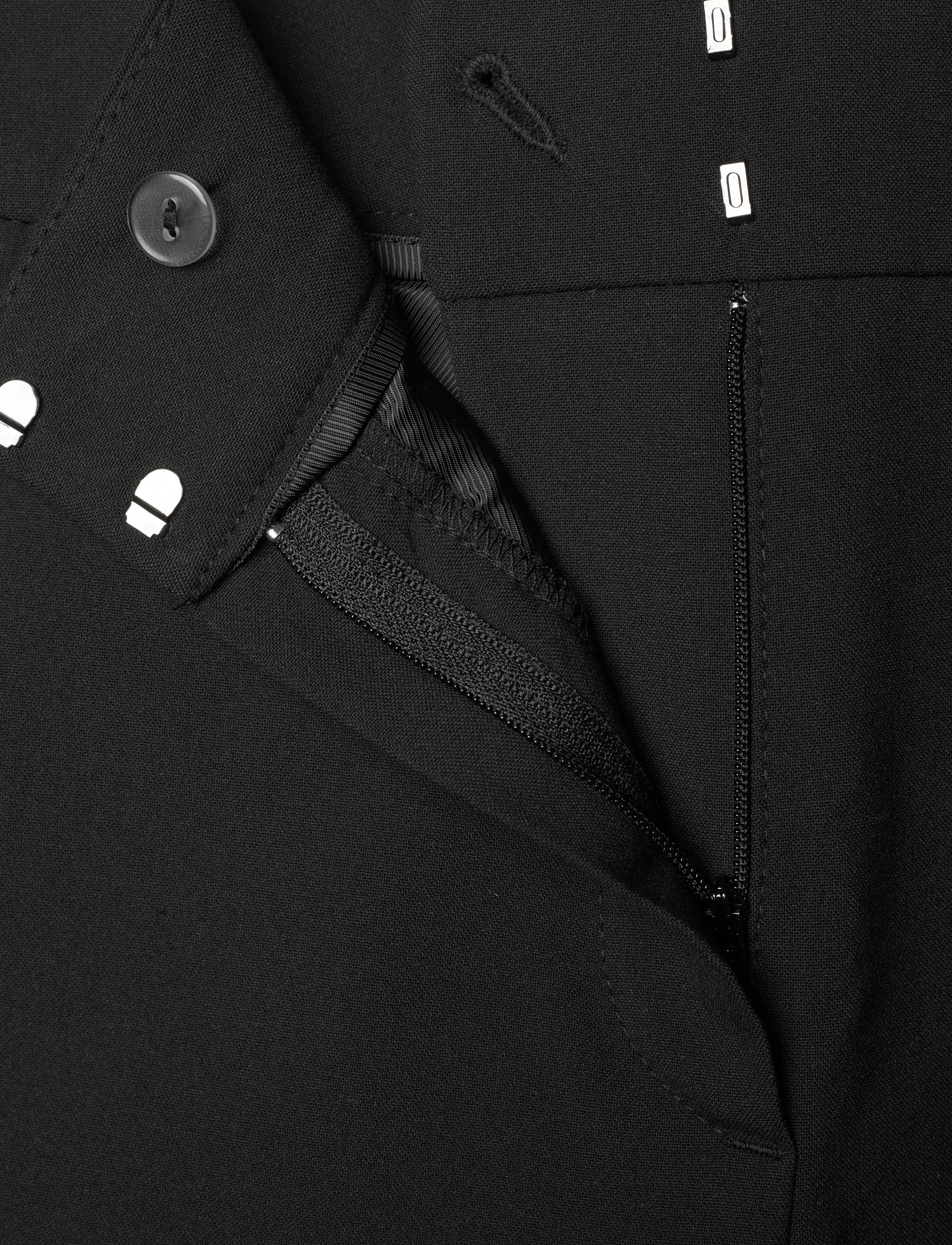 FIVEUNITS - KaisaFV - raka byxor - black - 3