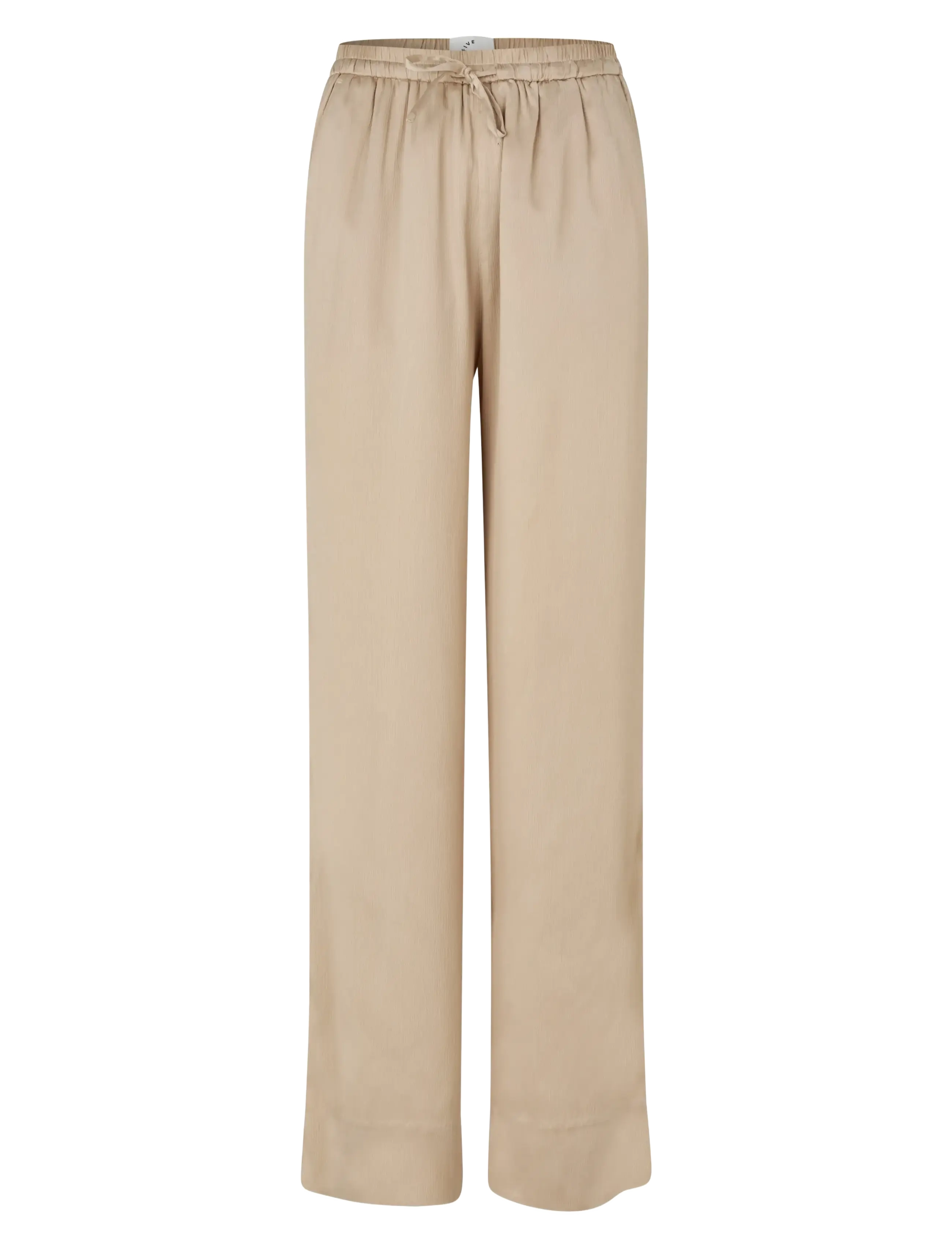 FIVEUNITS Paulafv, S Long, Trousers, Beige - Straight Leg, Frauen