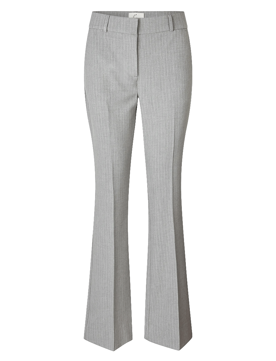 FIVEUNITS - ClaraFV - schlaghosen - light grey pinstripe - 1