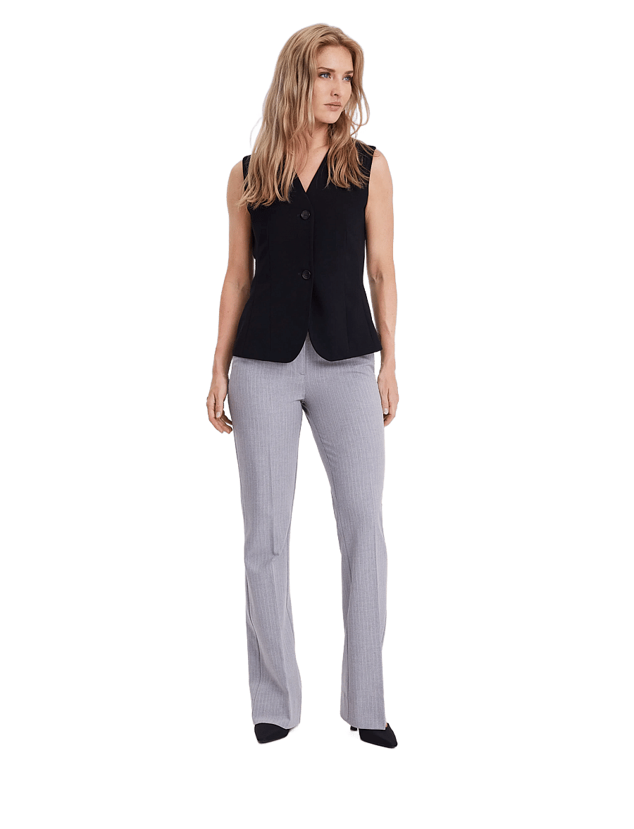 FIVEUNITS - ClaraFV - schlaghosen - light grey pinstripe - 0