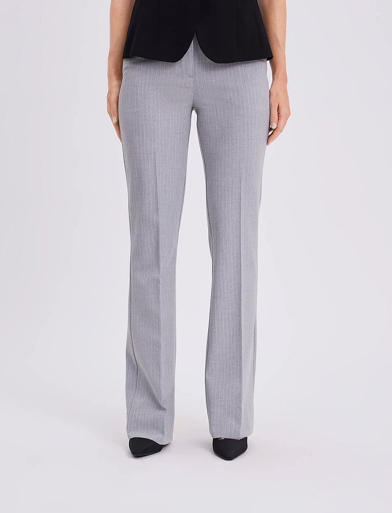 FIVEUNITS - ClaraFV - schlaghose - light grey pinstripe - 3