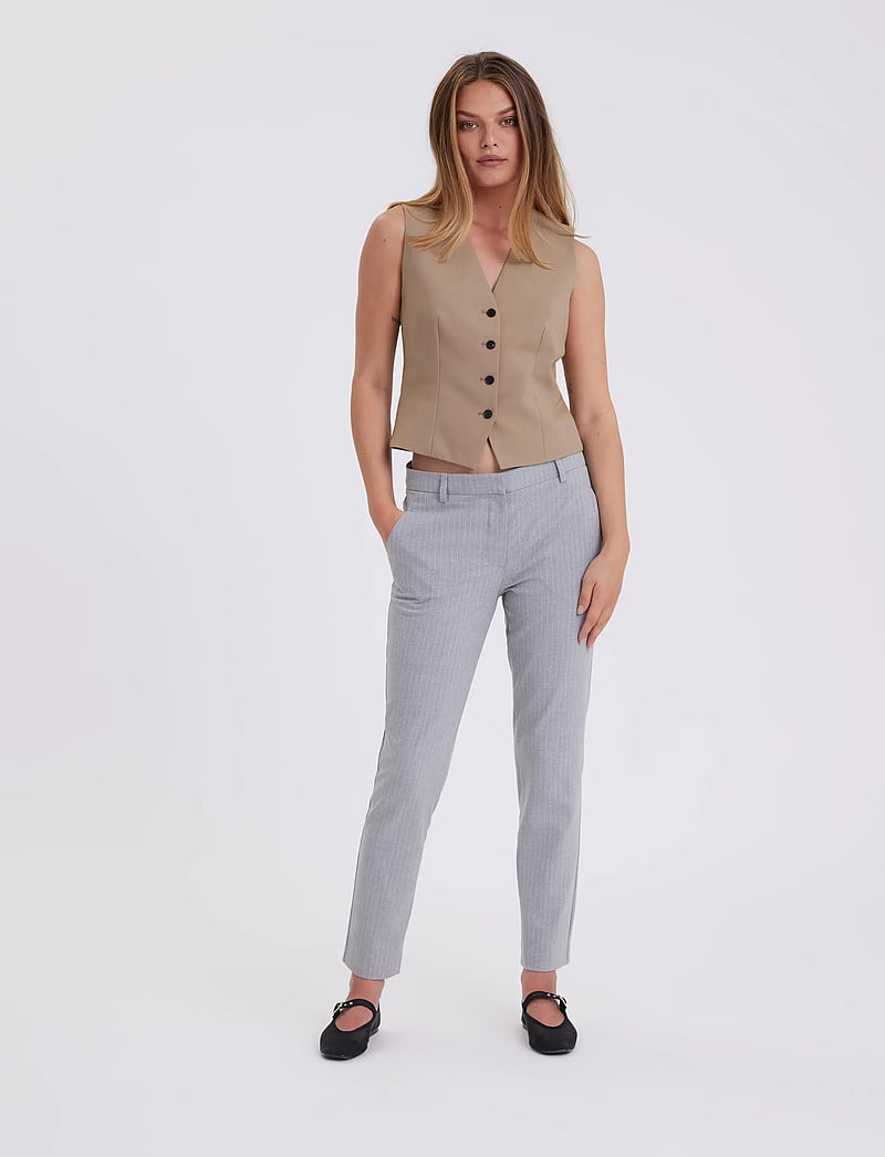 FIVEUNITS - KylieFV - pidulikud püksid - light grey pinstripe - 0