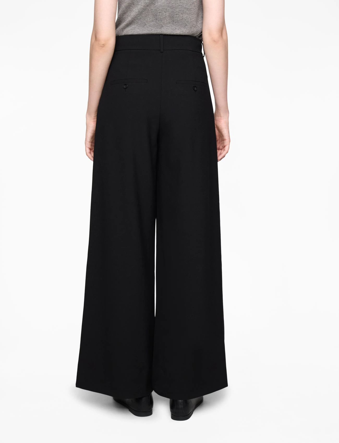 FIVEUNITS - LauraFV - bukser med brede ben - black - 3