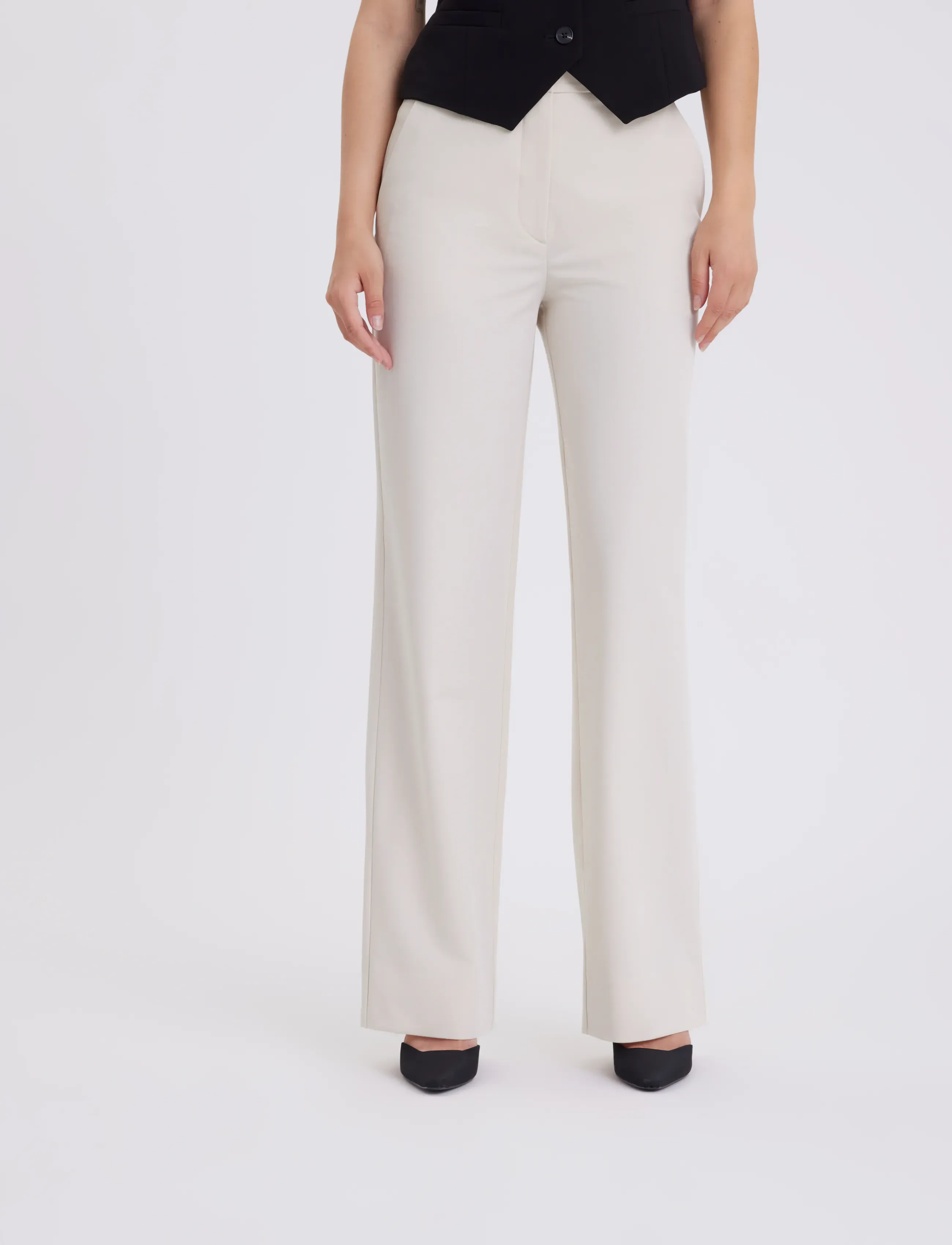 FIVEUNITS - SophiaFV - pantalons habillés - white chocolate - 3