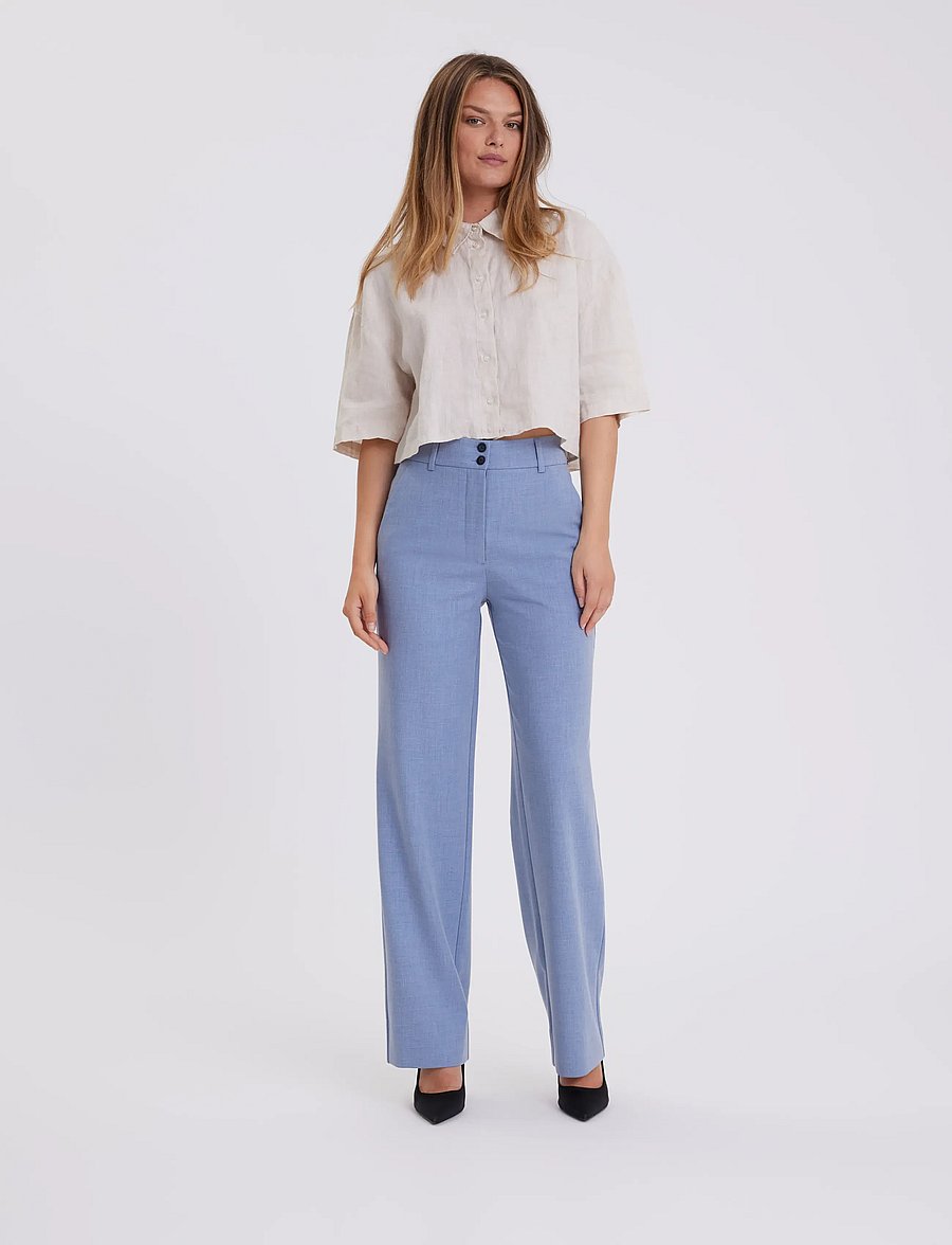 FIVEUNITS - SophiaFV - hosen mit weitem bein - dawn blue - 0
