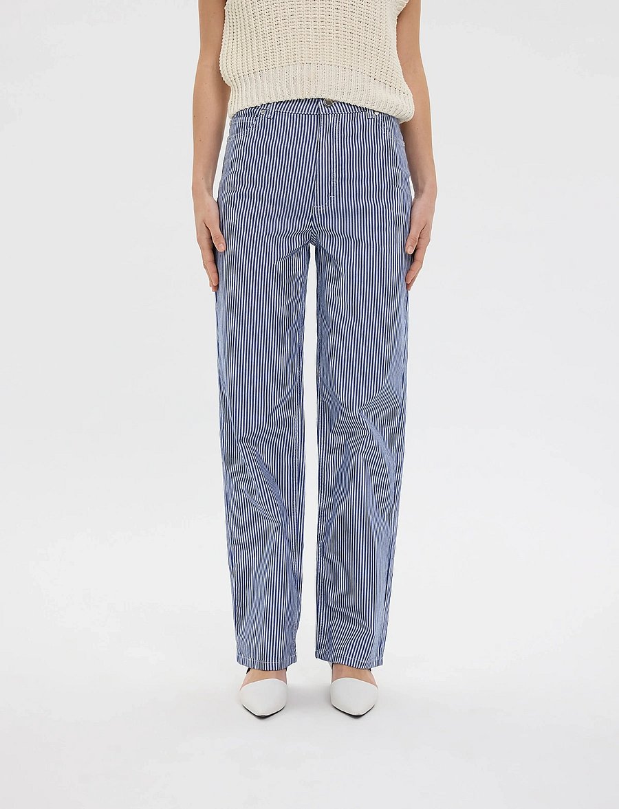 FIVEUNITS - LunaFV - straight jeans - blue stripe - 0