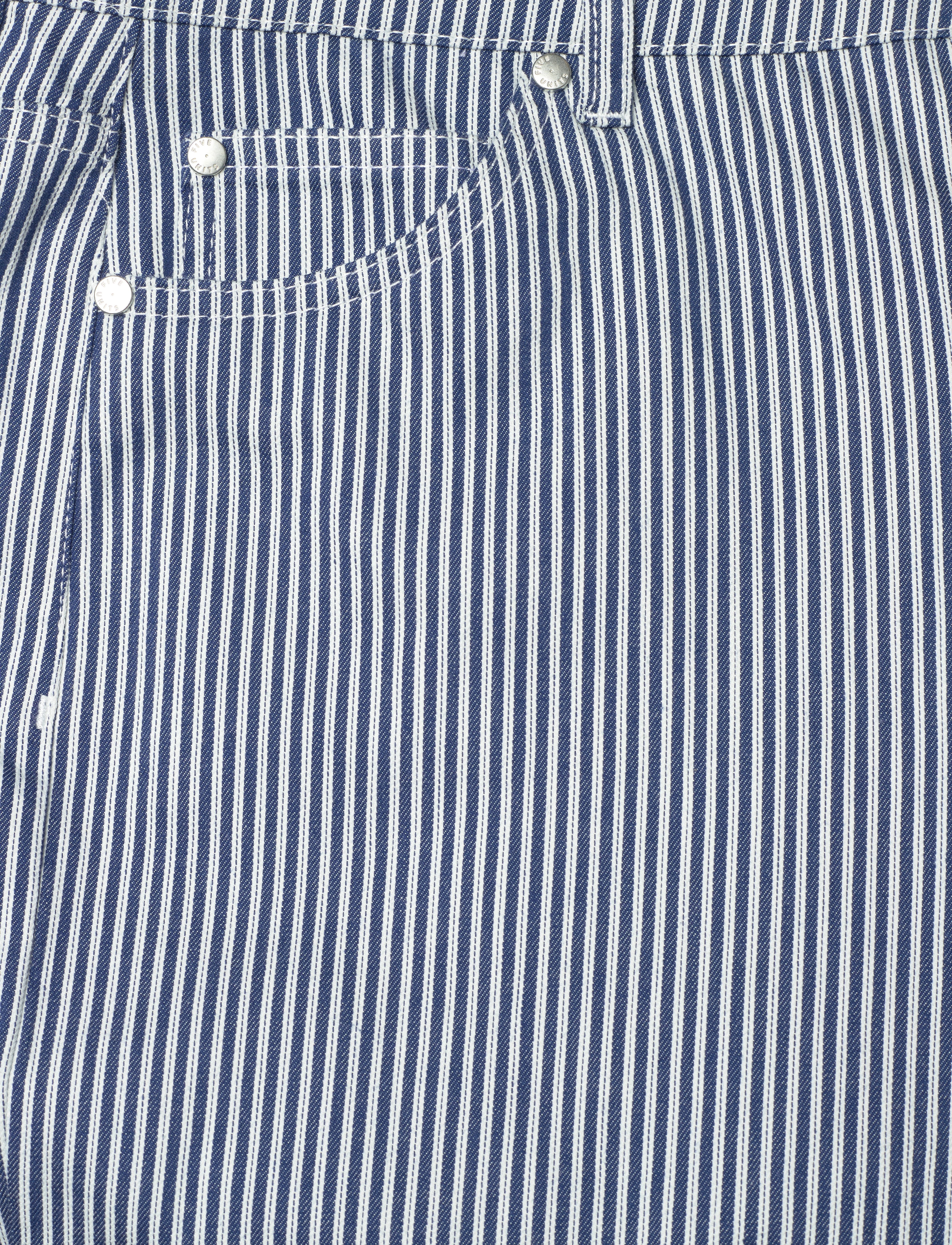 FIVEUNITS - LunaFV - sirge säärega teksad - blue stripe - 3