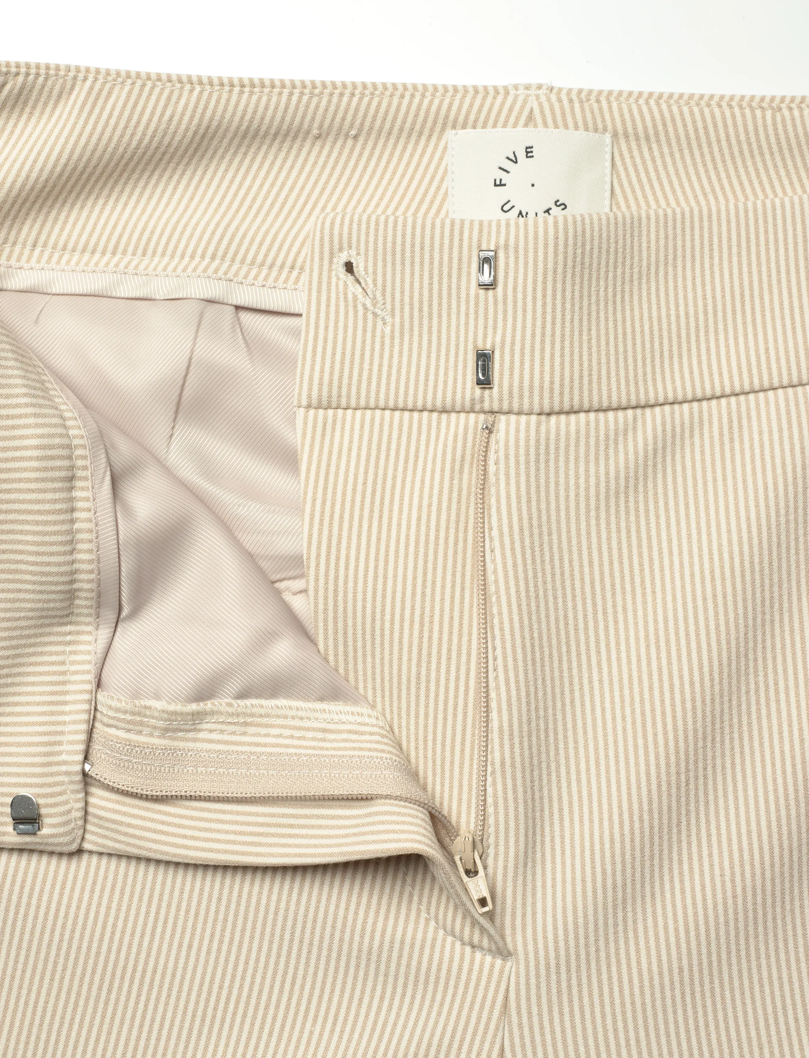 FIVEUNITS - DenaFV - tailored trousers - light sand stripe - 3
