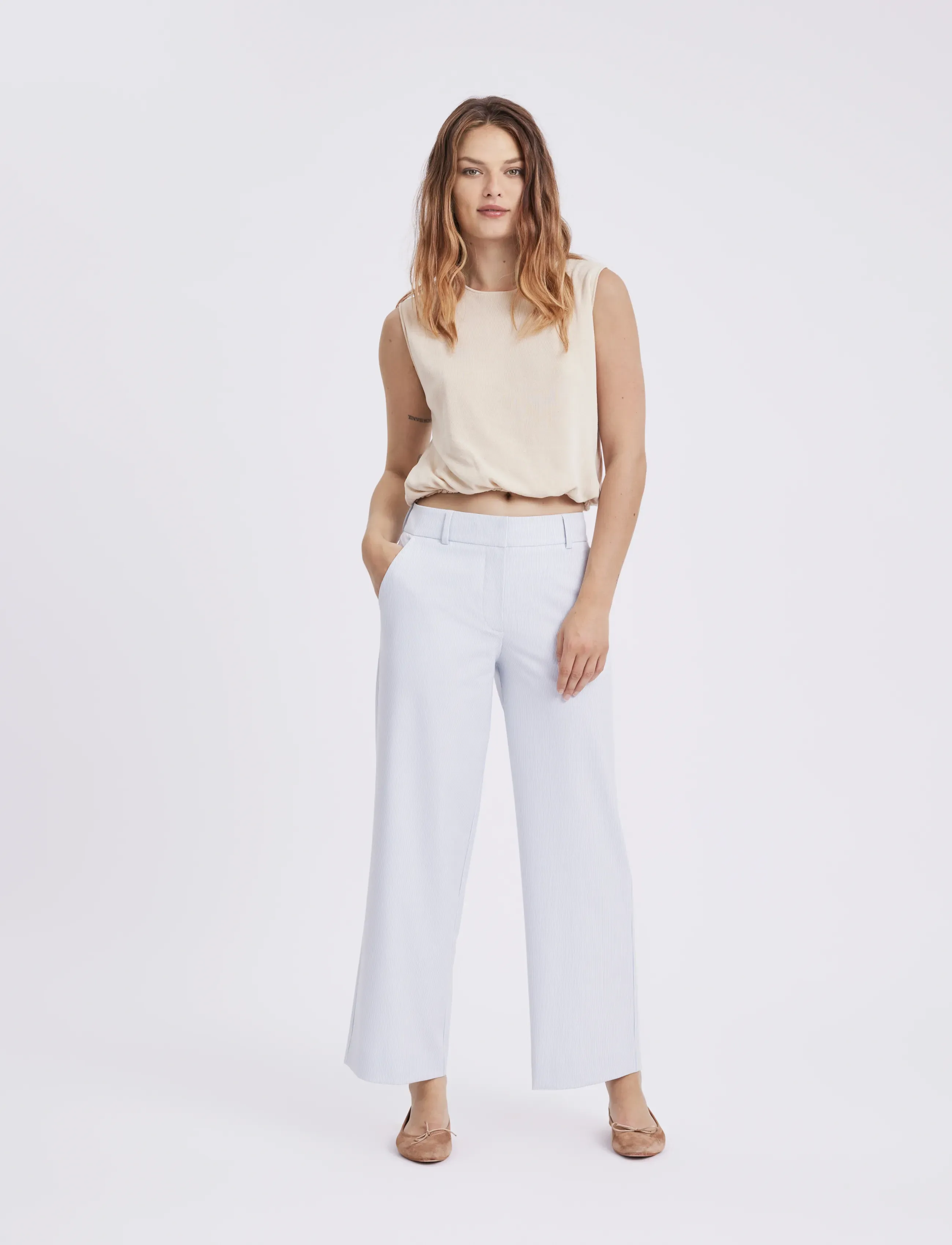 FIVEUNITS DenaFV - Kläder - LIGHT BLUE STRIPE / blue