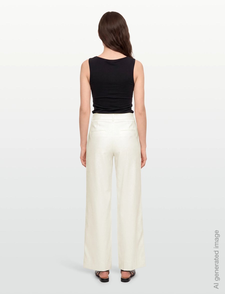 FIVEUNITS - DenaFV - leinenhosen - cream white linen - 4