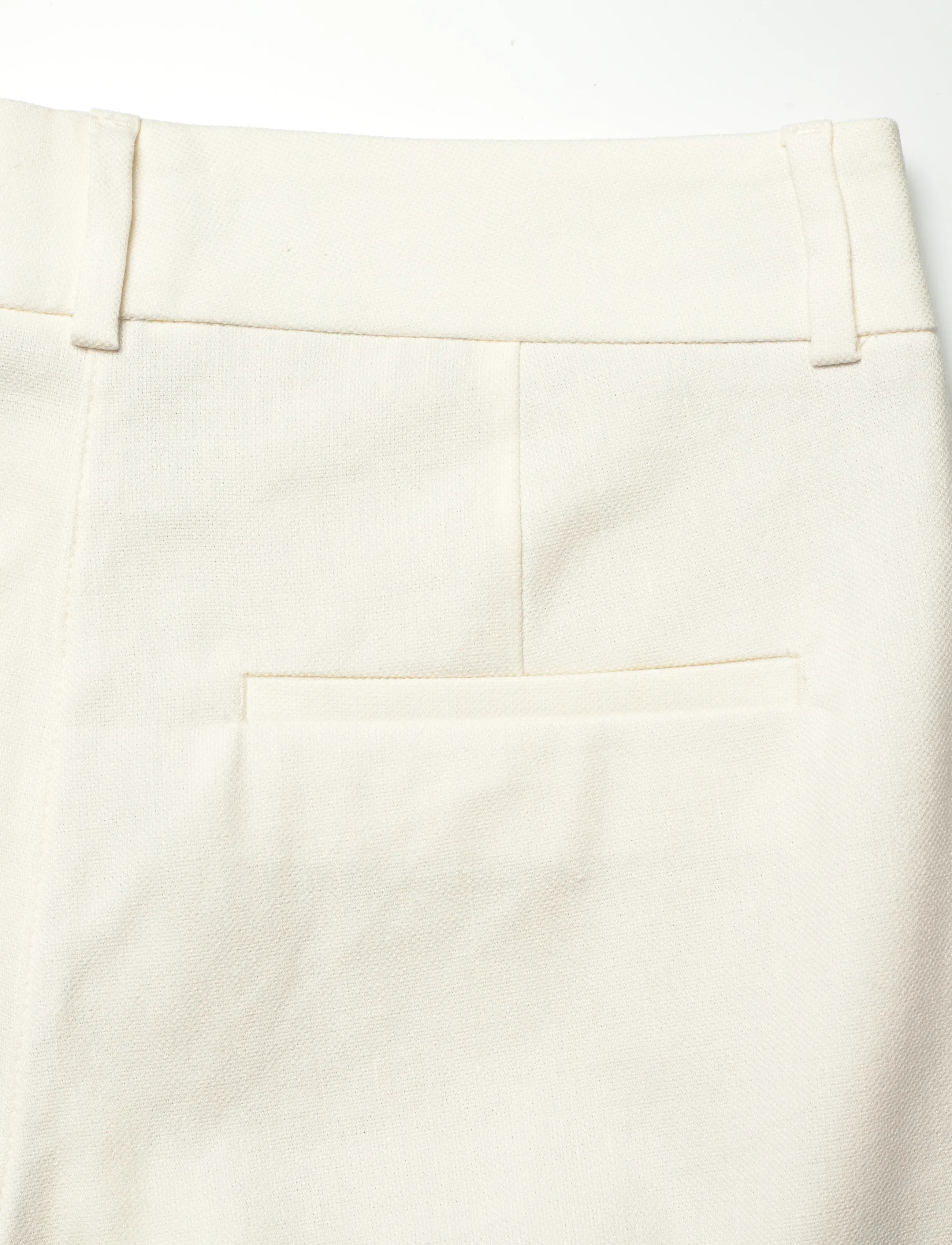 FIVEUNITS - DenaFV - hörbuxur - cream white linen - 4
