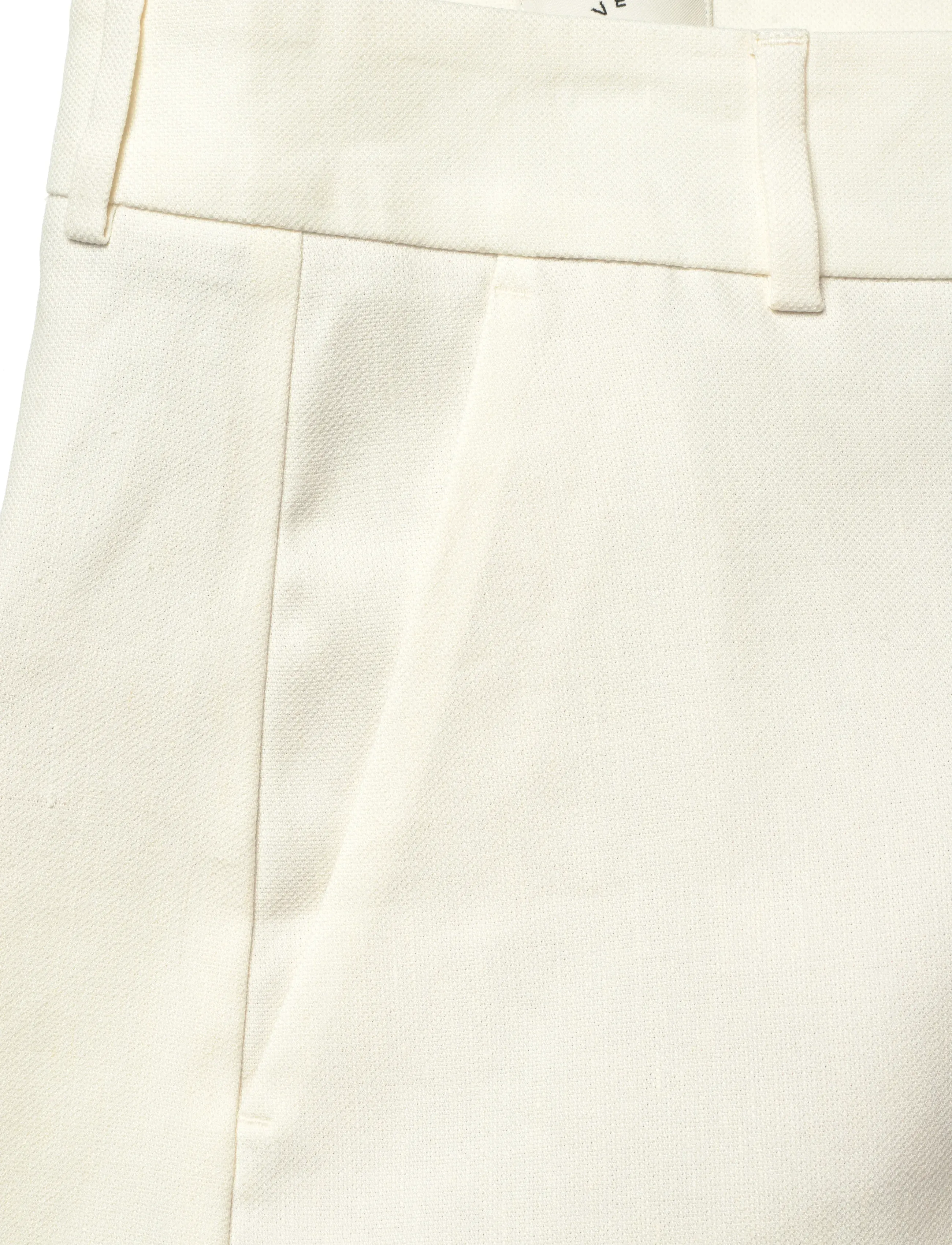 FIVEUNITS - LauraFV Midi Shorts - lühikesed vabaajapüksid - cream white linen - 2