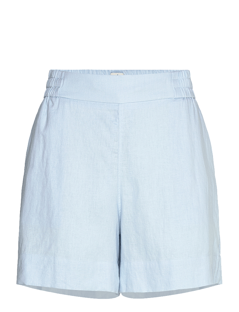 FIVEUNITS - LineaFV Shorts - linen shorts - sky blue - 1