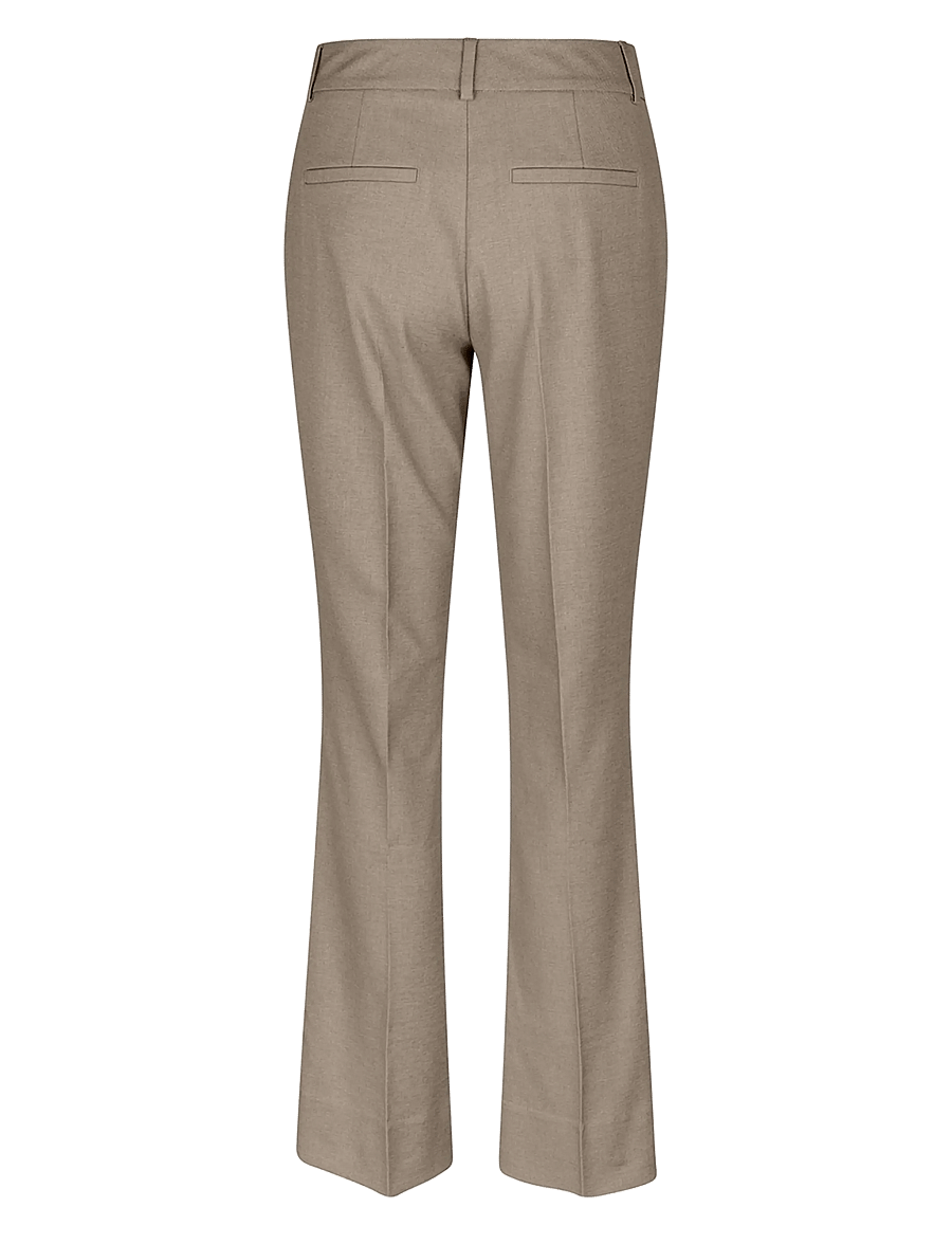 Five Units - ClaraFV 438 - flare bukser - dark sand melange - 2