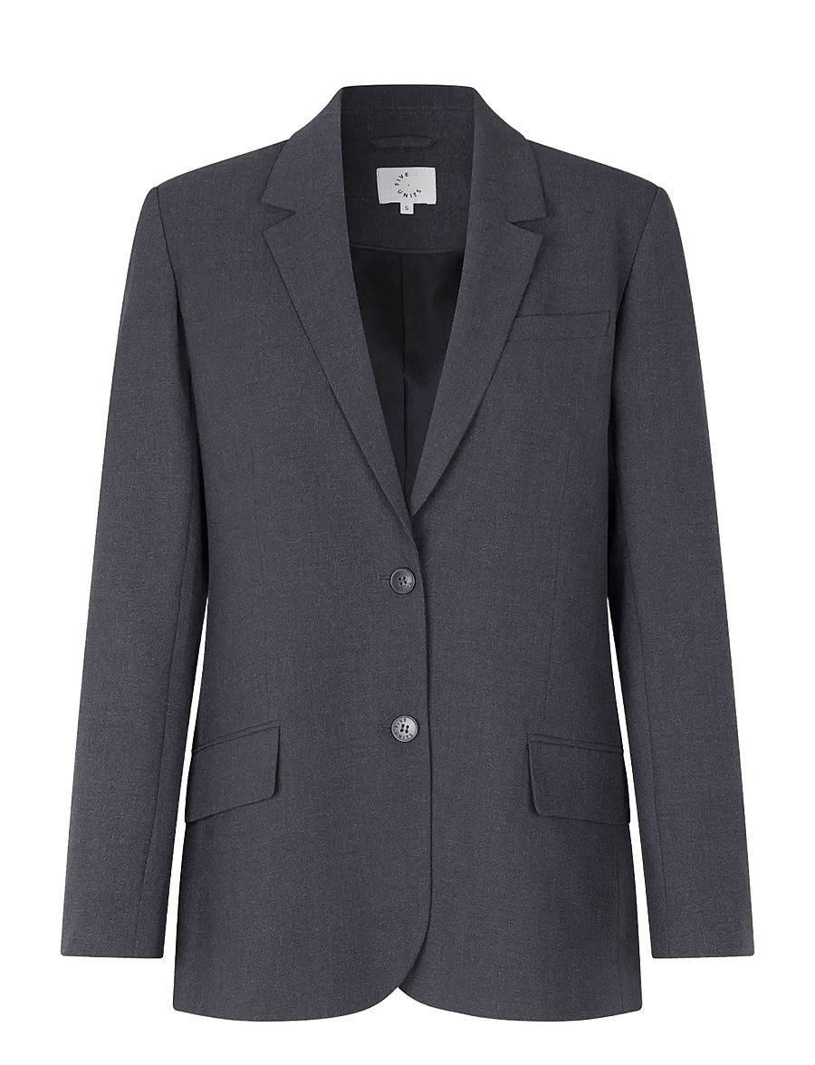 FIVEUNITS - HannahFV - Üherealised pintsakud - blue grey melange - 1