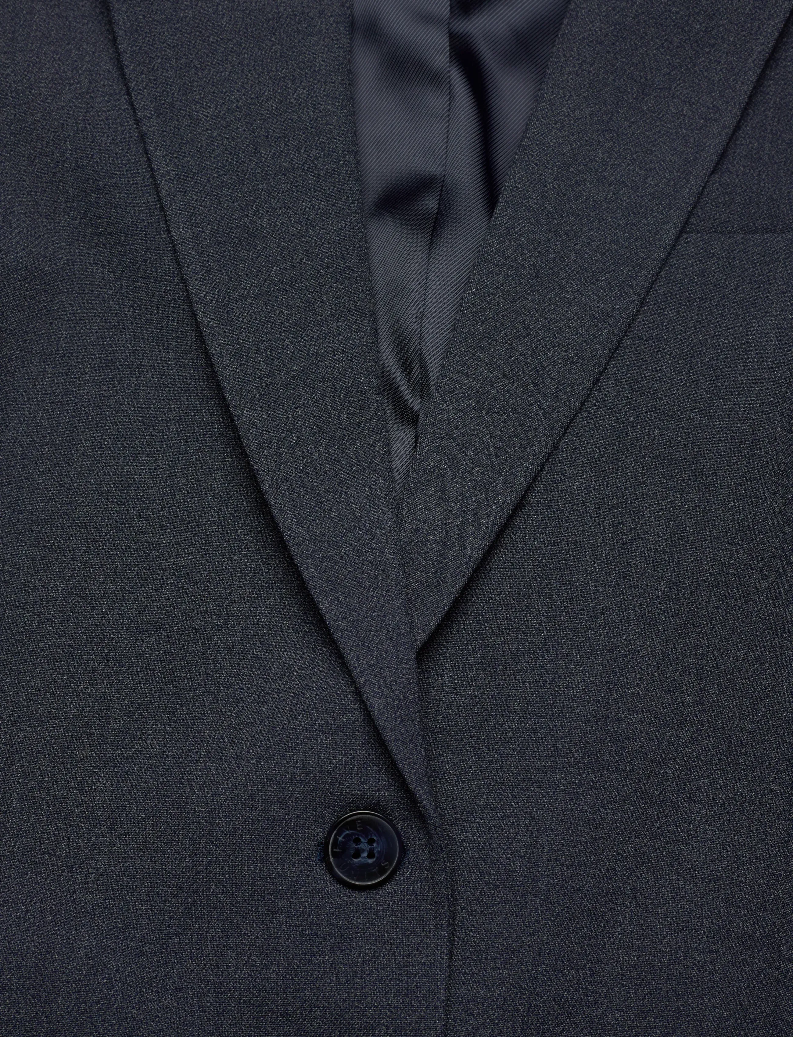 FIVEUNITS - HannahFV - vienaeiliai švarkai - blue grey melange - 4