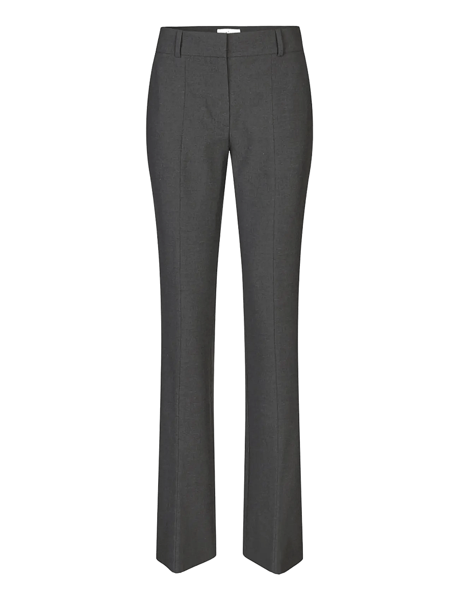 FIVEUNITS - ClaraFV - flare bukser - charcoal melange - 1