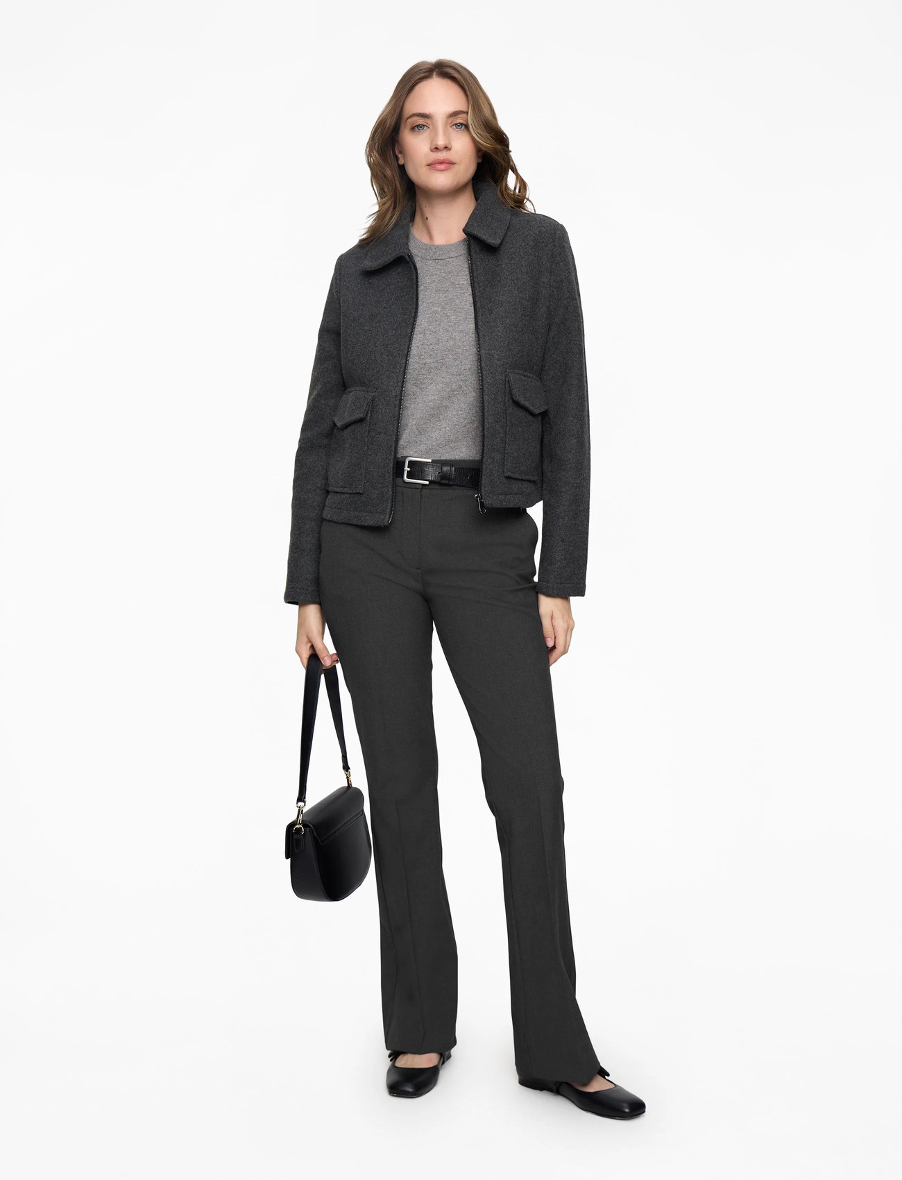 FIVEUNITS - ClaraFV - naised - charcoal melange - 1