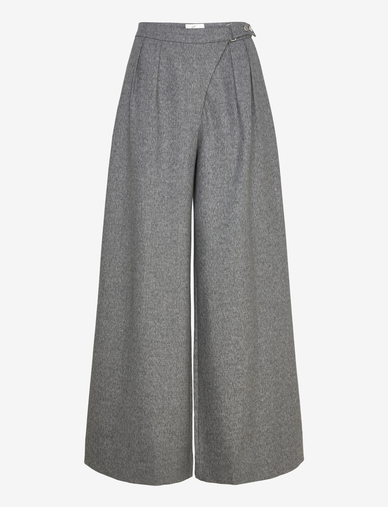 FIVEUNITS - UmaFV - hosen mit weitem bein - pepper melange - 0