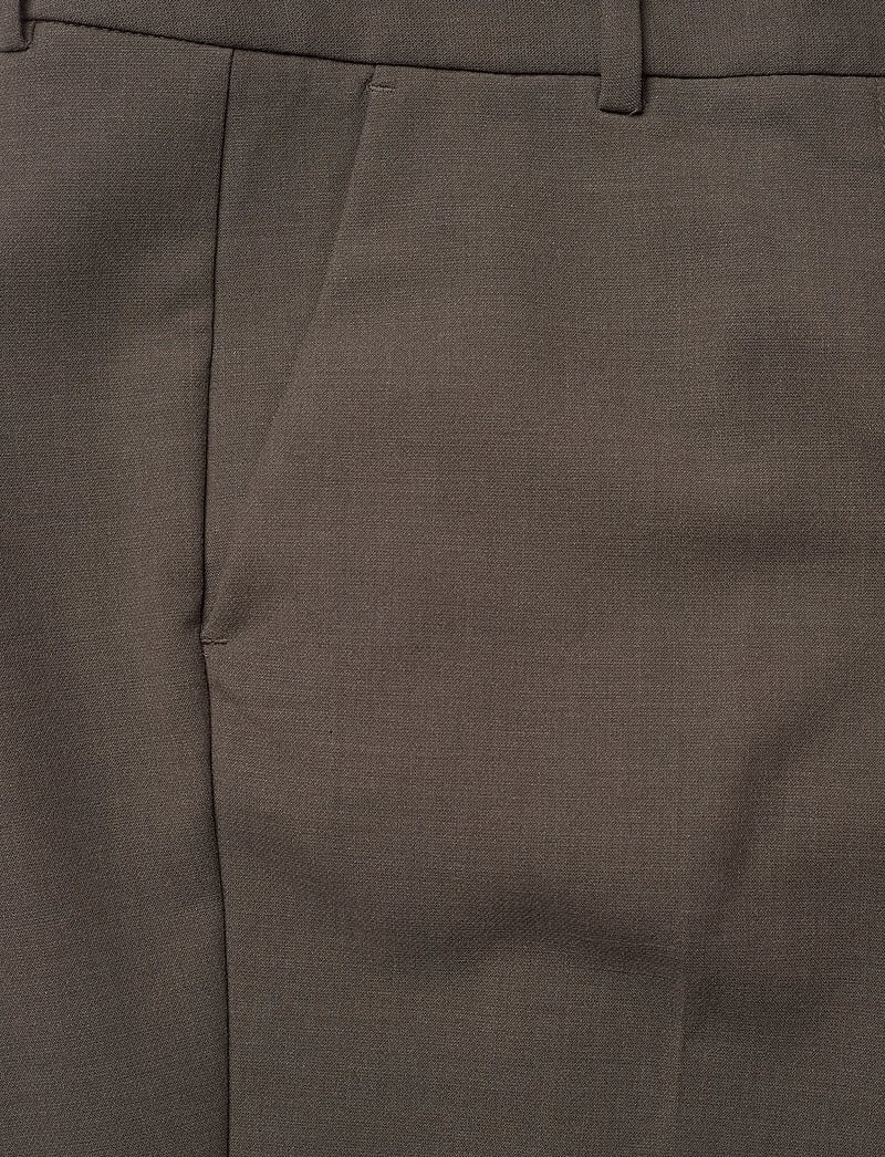 FIVEUNITS - ClaraFV - flare bukser - mud brown melange - 2