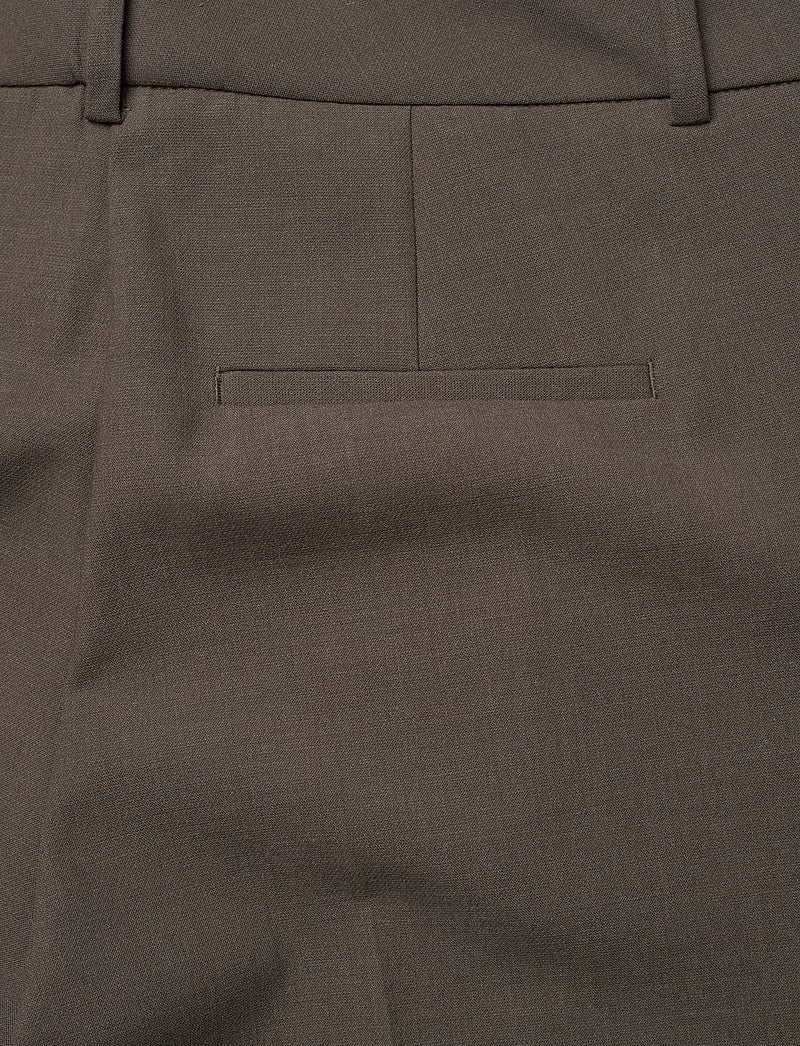 FIVEUNITS - ClaraFV - flare bukser - mud brown melange - 4
