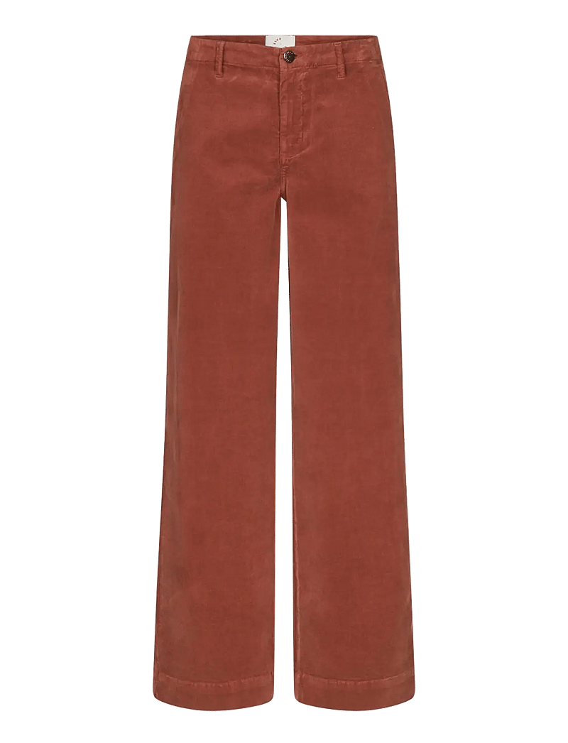 FIVEUNITS - EricaFV - wide leg trousers - squirrel mini corduroy - 1
