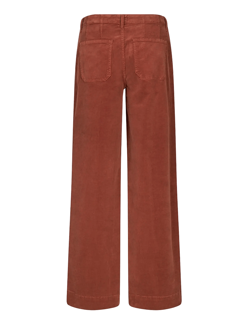 FIVEUNITS - EricaFV - wide leg trousers - squirrel mini corduroy - 2