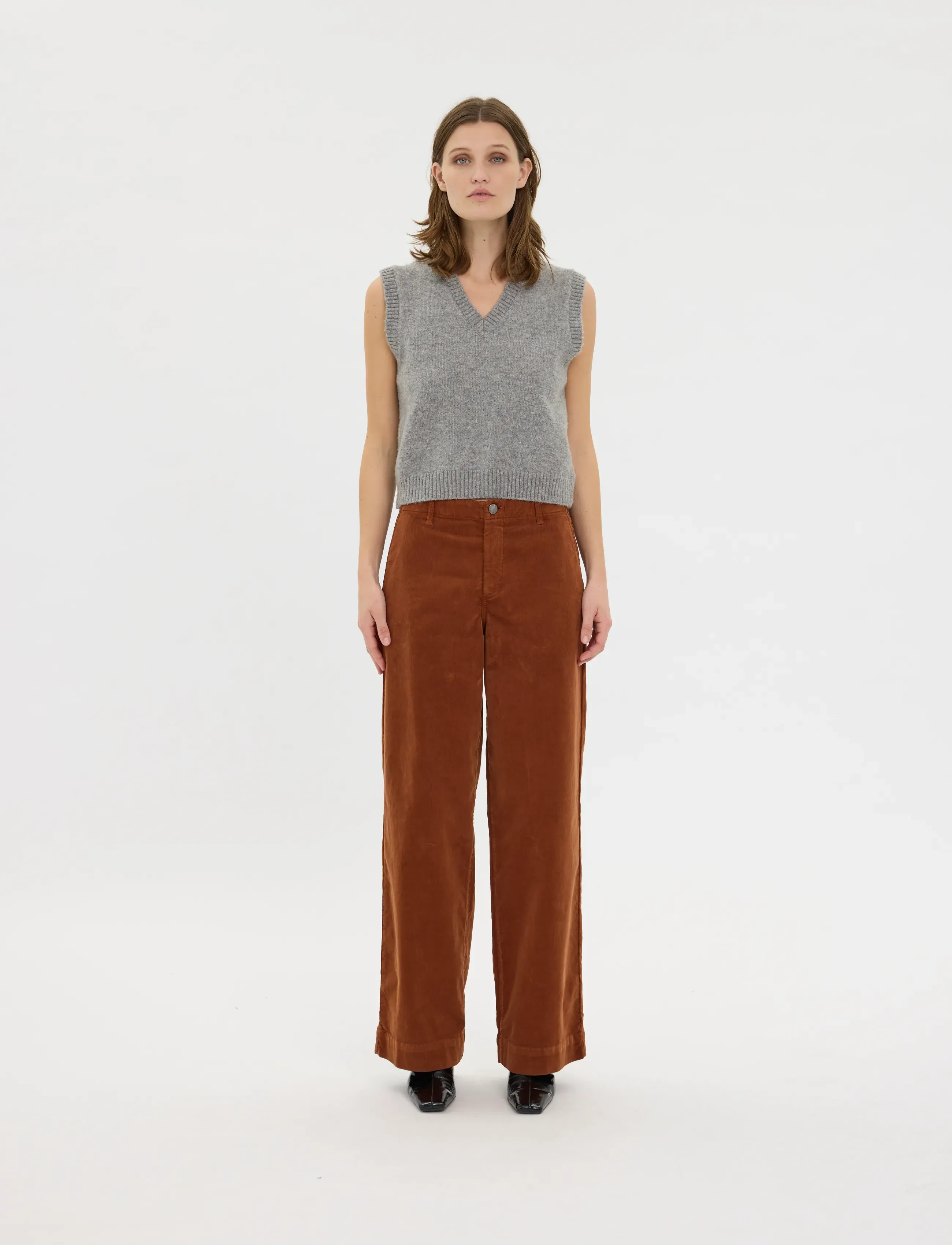 FIVEUNITS EricaFV - Püksid - SQUIRREL MINI CORDUROY / brown