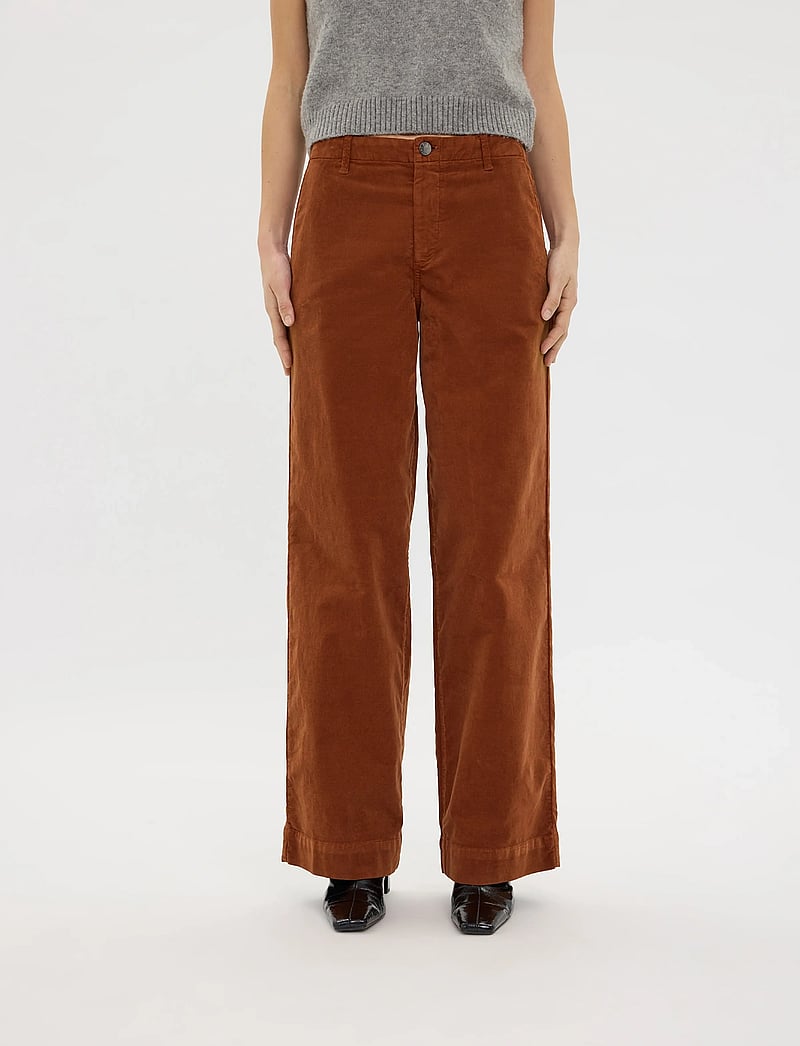 FIVEUNITS - EricaFV - wide leg trousers - squirrel mini corduroy - 3