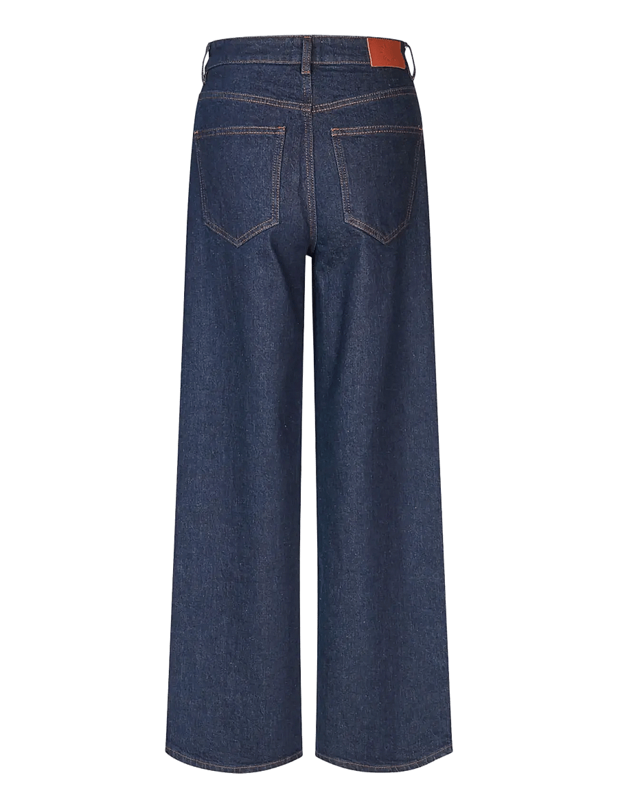 FIVEUNITS - AbbyFV - hosen mit weitem bein - dark rinse - 2
