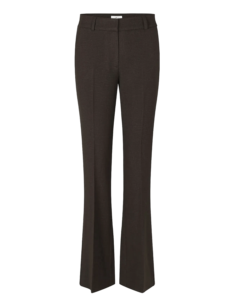 FIVEUNITS - ClaraFV - trumpettihousut - mocca check - 1