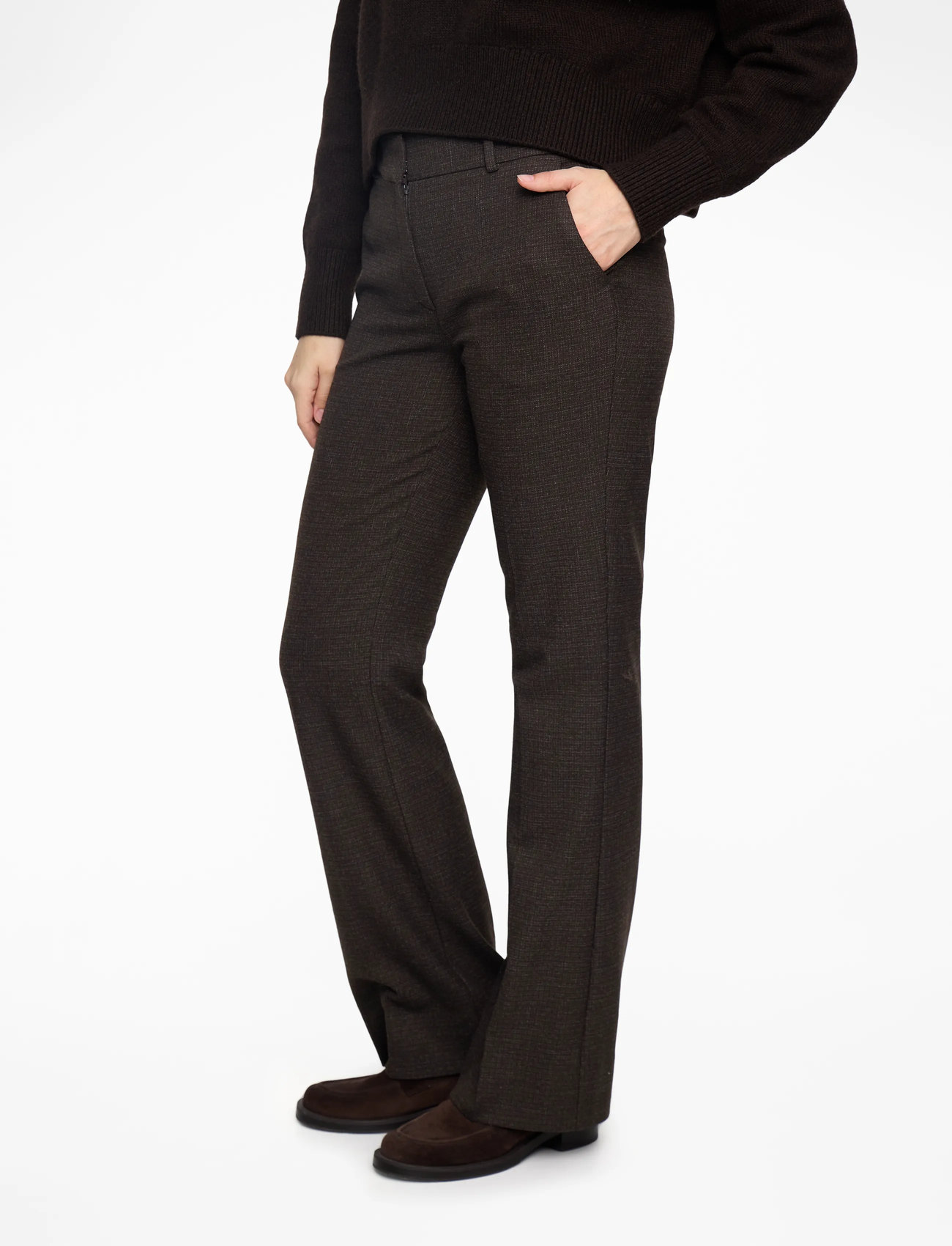 FIVEUNITS - ClaraFV - tailored trousers - mocca check - 2