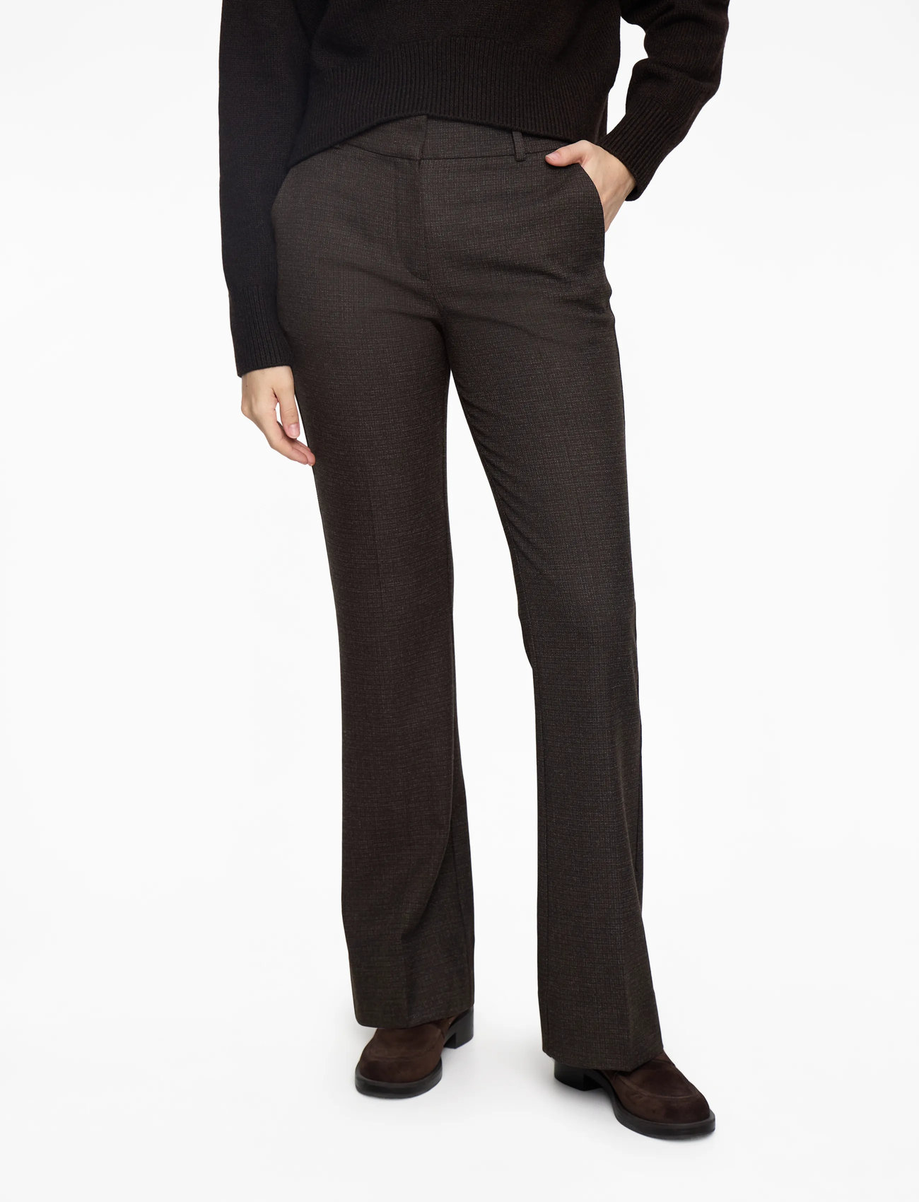 FIVEUNITS - ClaraFV - tailored trousers - mocca check - 4